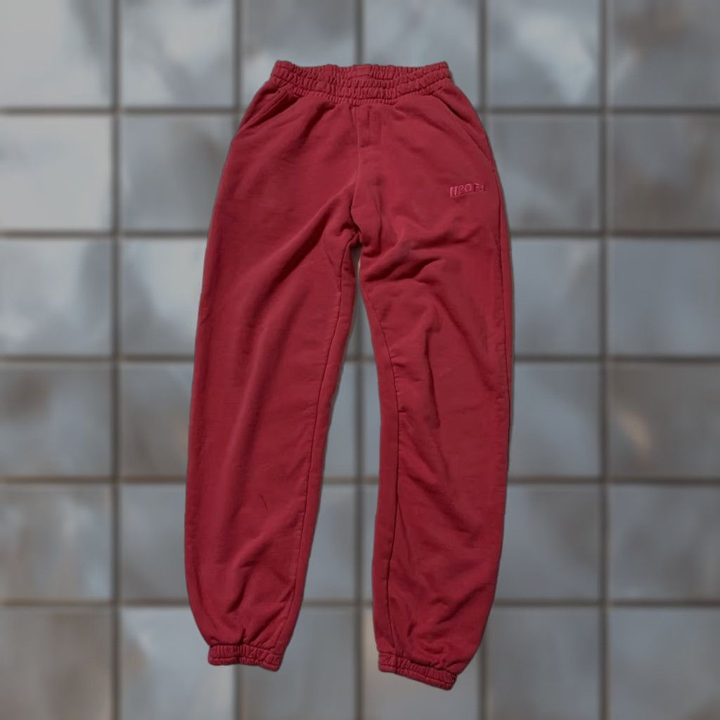 Vintage H20Fagerholt Organic Cotton Raspberry French Terry Fleece Jogger Sweatpants Sz.M Mens Size US 31 - 1 Thumbnail
