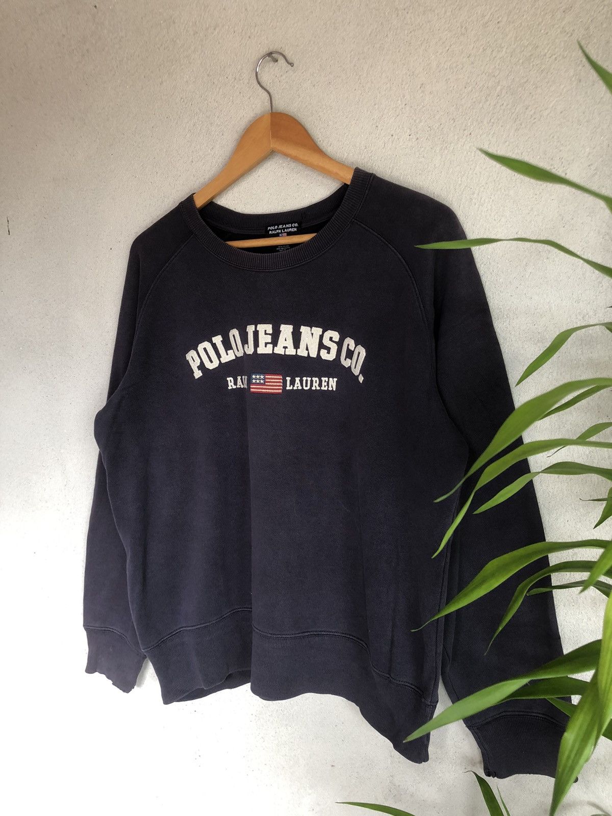 Japanese Brand × Polo Ralph Lauren × Vintage Vintage Y2K Polo Jeans Ralph Lauren Sweatshirt Boxy Size US XL / EU 56 / 4 - 2 Thumbnail