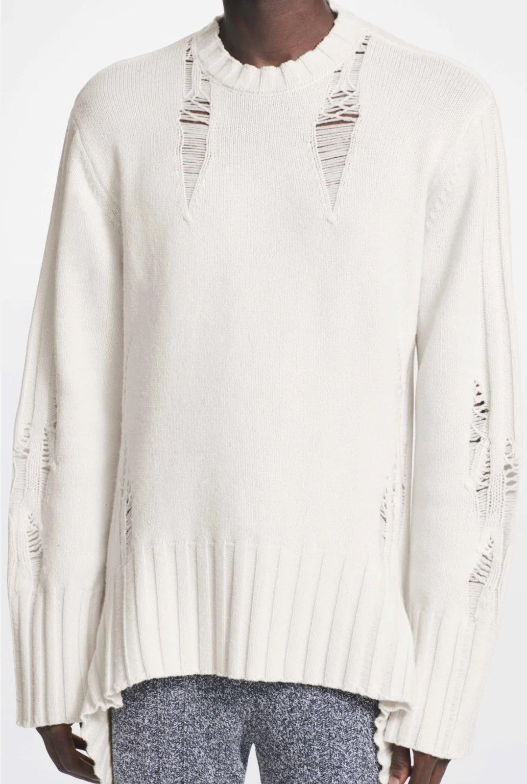 Dion Lee Distressed wrap tie cashmere sweater Size US S / EU 44-46 / 1 - 2 Thumbnail
