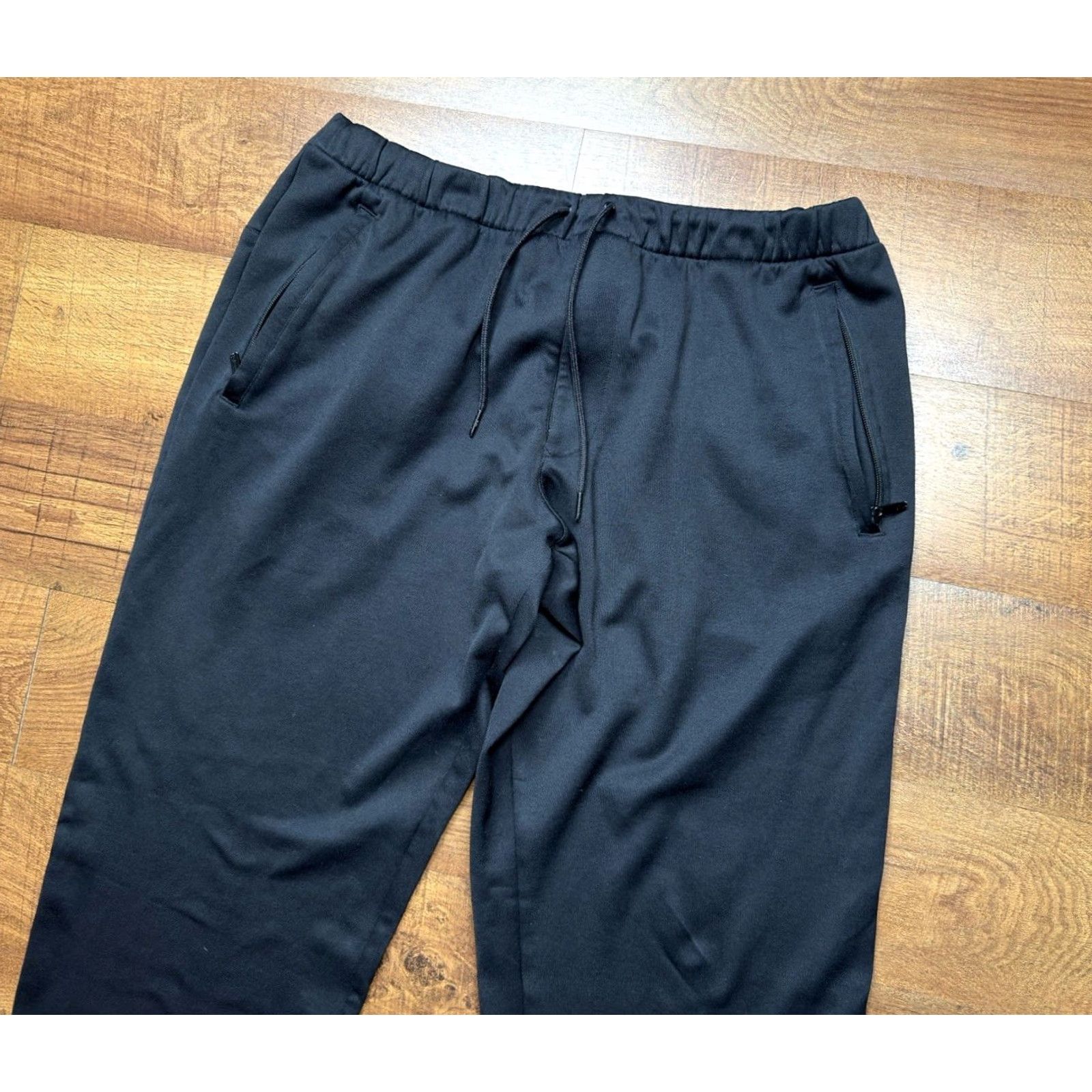 Adidas Adidas Y-3 Yohji Yamamoto Mens XL Heavyweight Tech Sweatpants Black Sweatpants - XL Mens Black Size US 36 / EU 52 - 4 Thumbnail