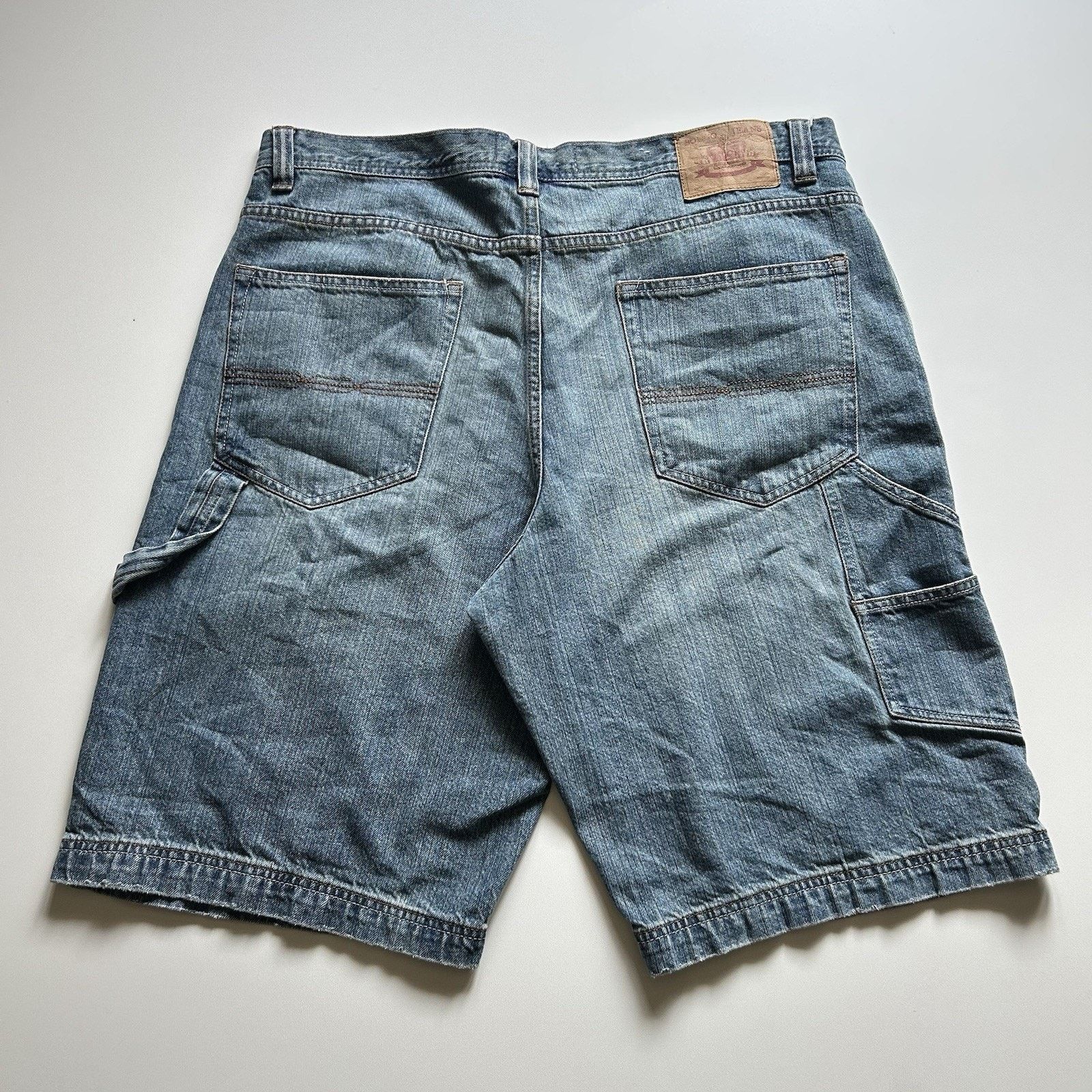 Vintage Vintage Y2K Baggy Carpenter Jorts Denim Shorts Size 36 Relax Size US 36 / EU 52 - 1 Thumbnail