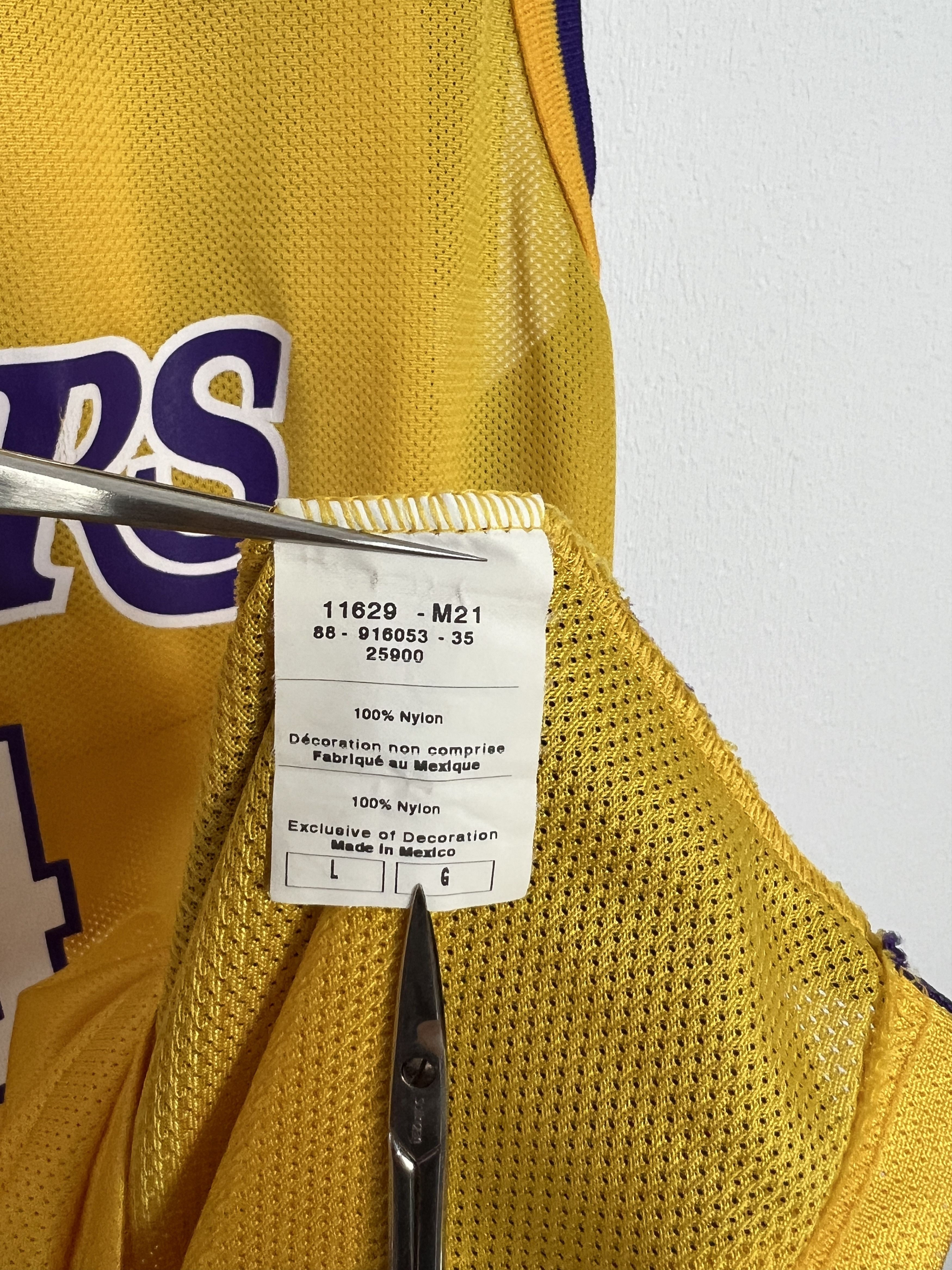 Champion Vintage 90's Champion Los Angeles Lakers Grant Jersey Size US L / EU 52-54 / 3 - 8 Thumbnail