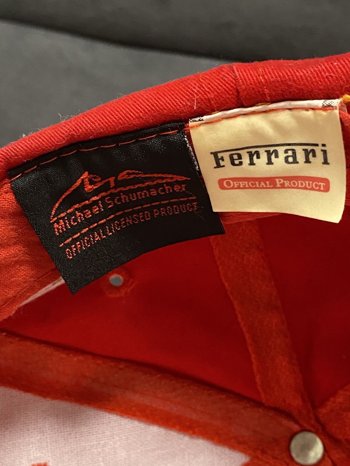 Ferrari × Vintage Ferrari F1 World Champion Michael Schumacher Red Cap Size ONE SIZE - 5 Thumbnail