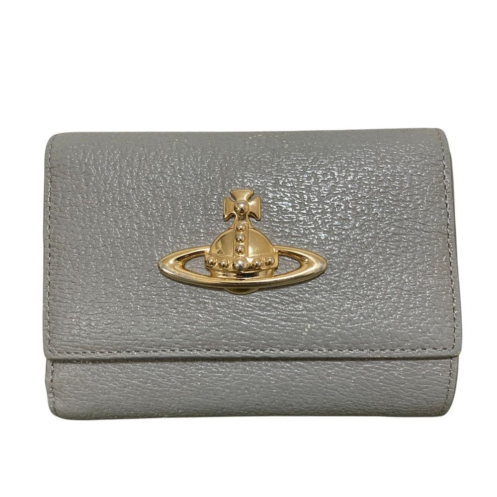 Vivienne Westwood Vivienne Westwood Vivienne Westwood Cow Leather Trifold Wallet Leather Short Wallet DUTY FREE for USA Size ONE SIZE - 1 Thumbnail