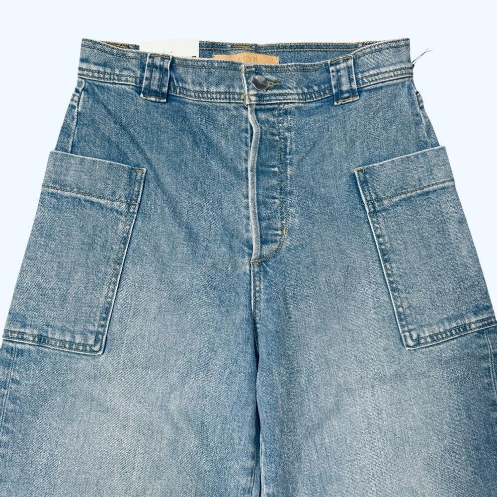 Joe's NWT New $198 Joe's Pheobe Patch Pocket Barrel Leg Jeans In Size 28" / US 6 / IT 42 - 6 Thumbnail