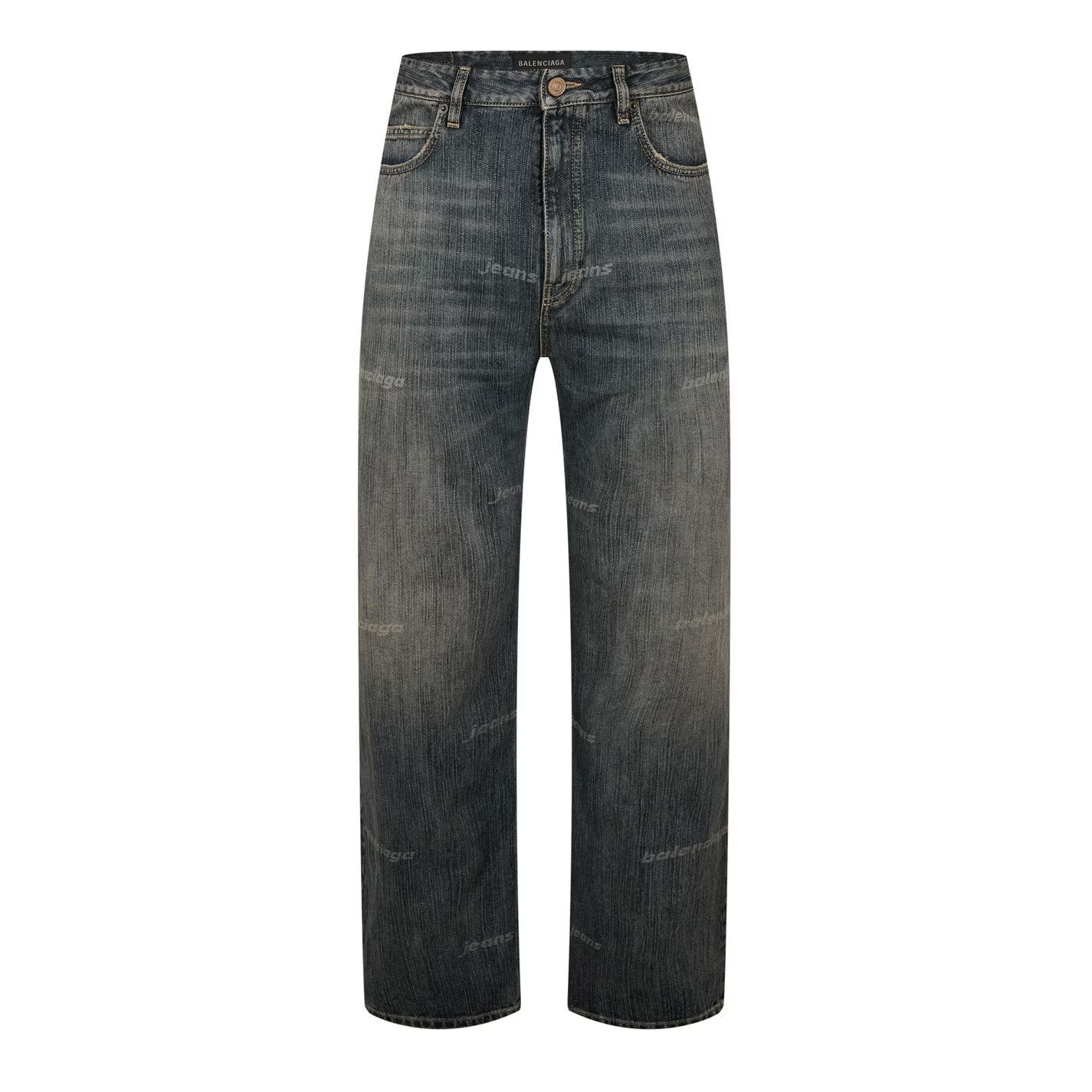 Balenciaga o1g2r1mq0226 Bootcut Jeans In Blue Size US 34 / EU 50 - 1 Thumbnail