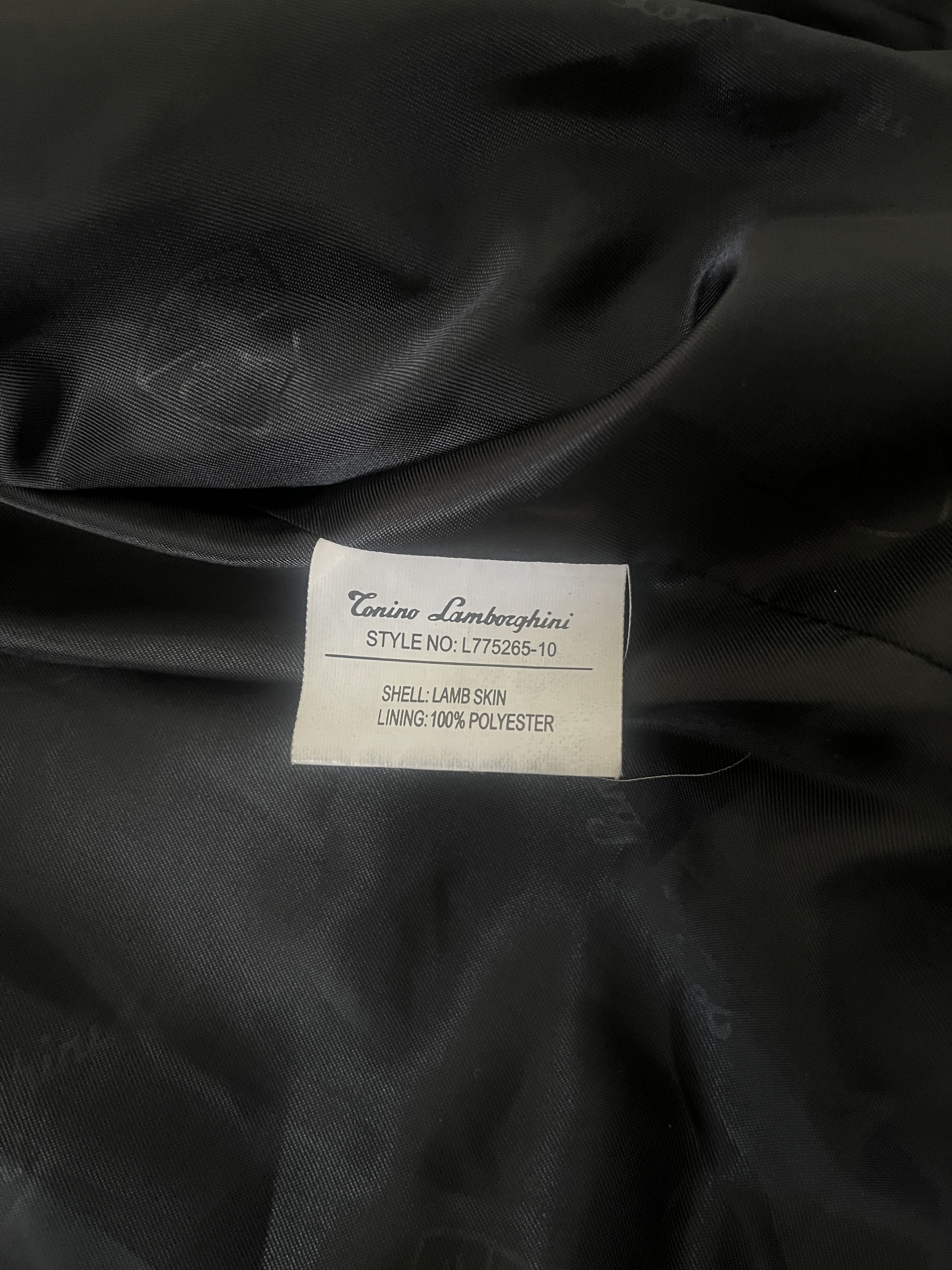 Tonino Lamborghini Tonino Lamborghini Leather Jacket Size US M / EU 48-50 / 2 - 6 Thumbnail
