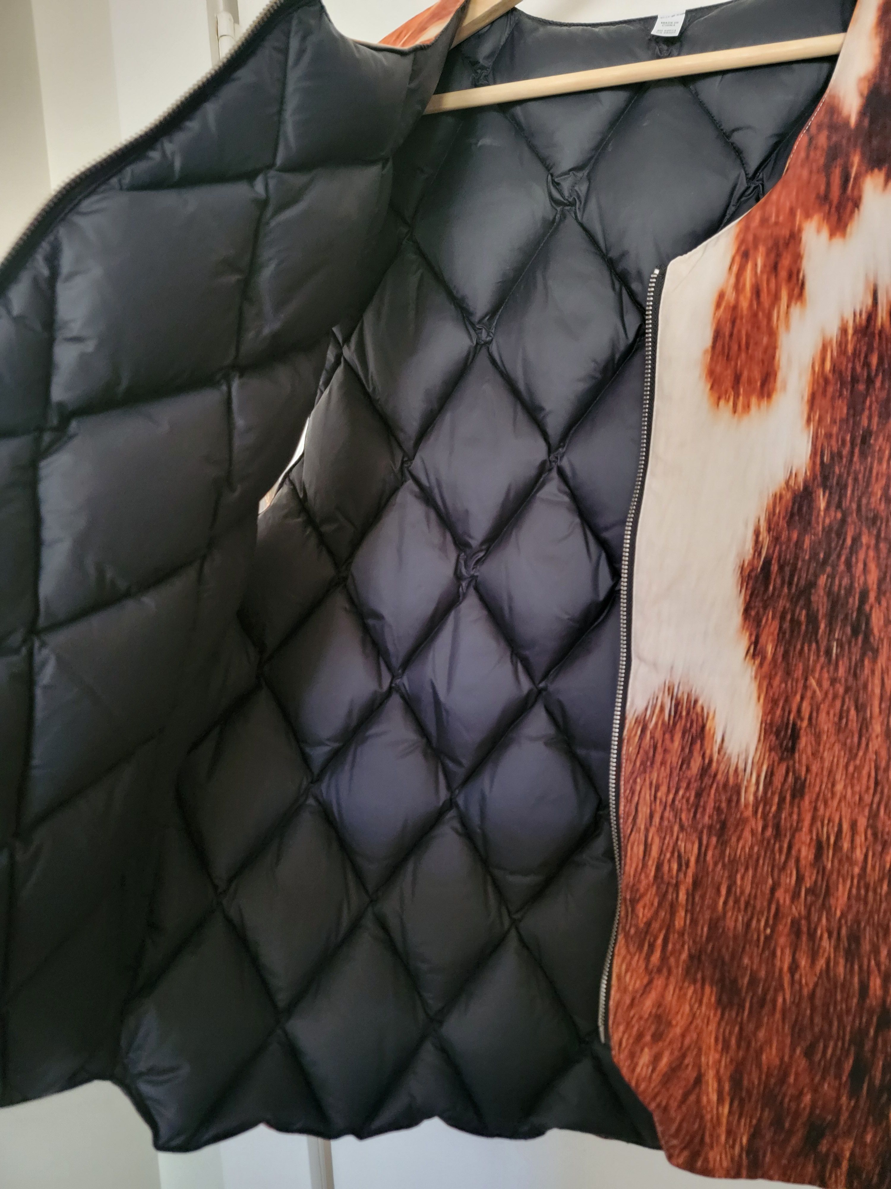 Stussy Stussy Reversible Quilted Vest 'Cowhide' Men's sz XL NEW Size US XL / EU 56 / 4 - 12 Thumbnail