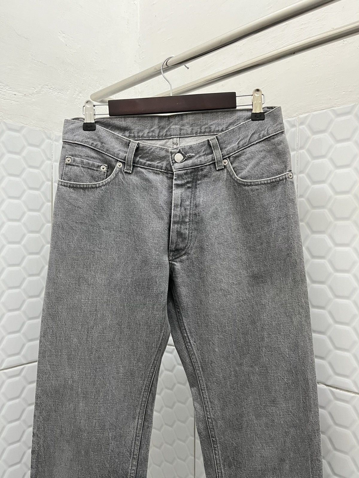 Helmut Lang Archive Helmut Lang Grey Denim Size US 31 - 2 Thumbnail