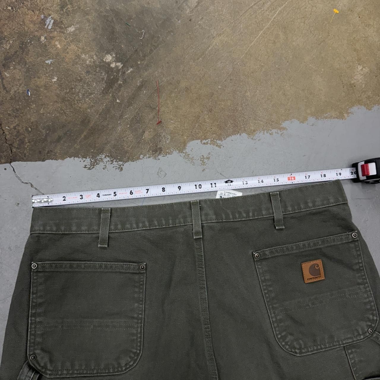 Carhartt Carhartt B136 MOS Double Knee Work Pants Green 38 x 32 Size US 38 / EU 54 - 5 Thumbnail