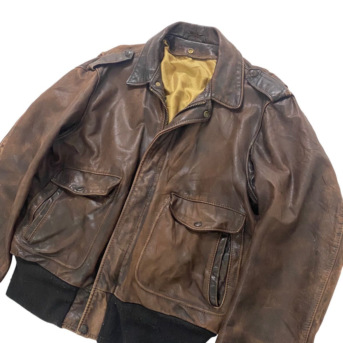 Schott ☀️Vintage Schott leather jacket size 44 Size US M / EU 48-50 / 2 - 5 Thumbnail