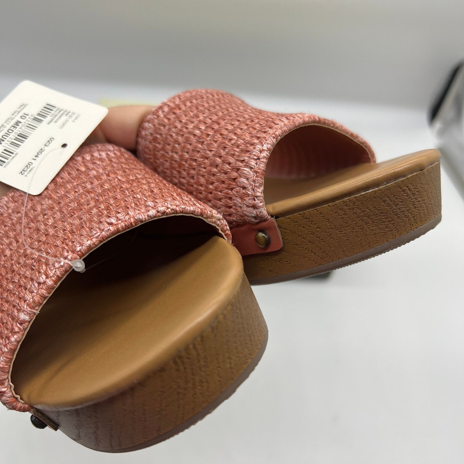 Other a.n.a Womens Robinson Heeled Sandals Terracotta Size US 10 / IT 40 - 7 Thumbnail