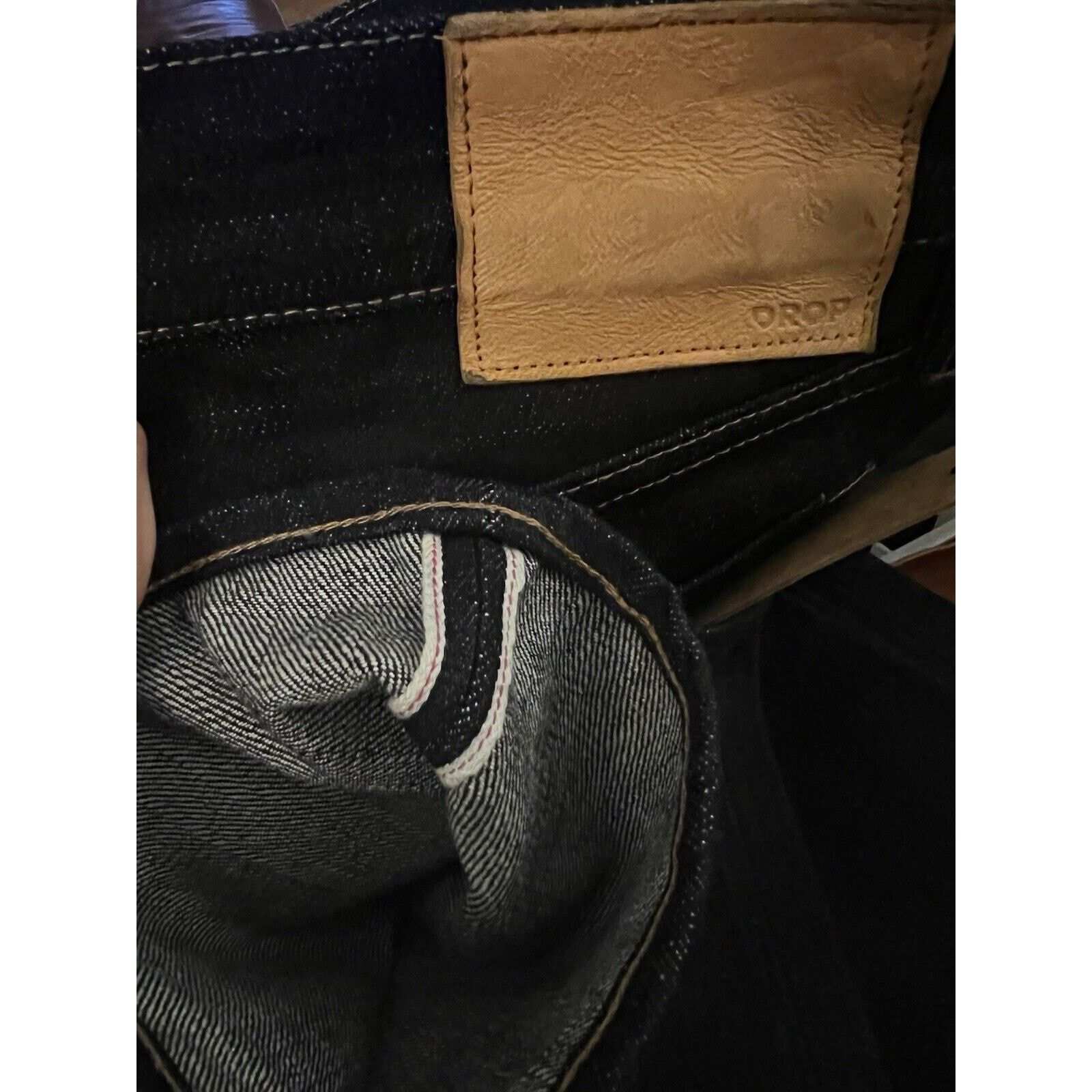 Japanese Brand NWT DROP IBARA JAPANESE SELVEDGE Rigid 15oz Dark 30 X 34.5 Size US 30 / EU 46 - 5 Thumbnail