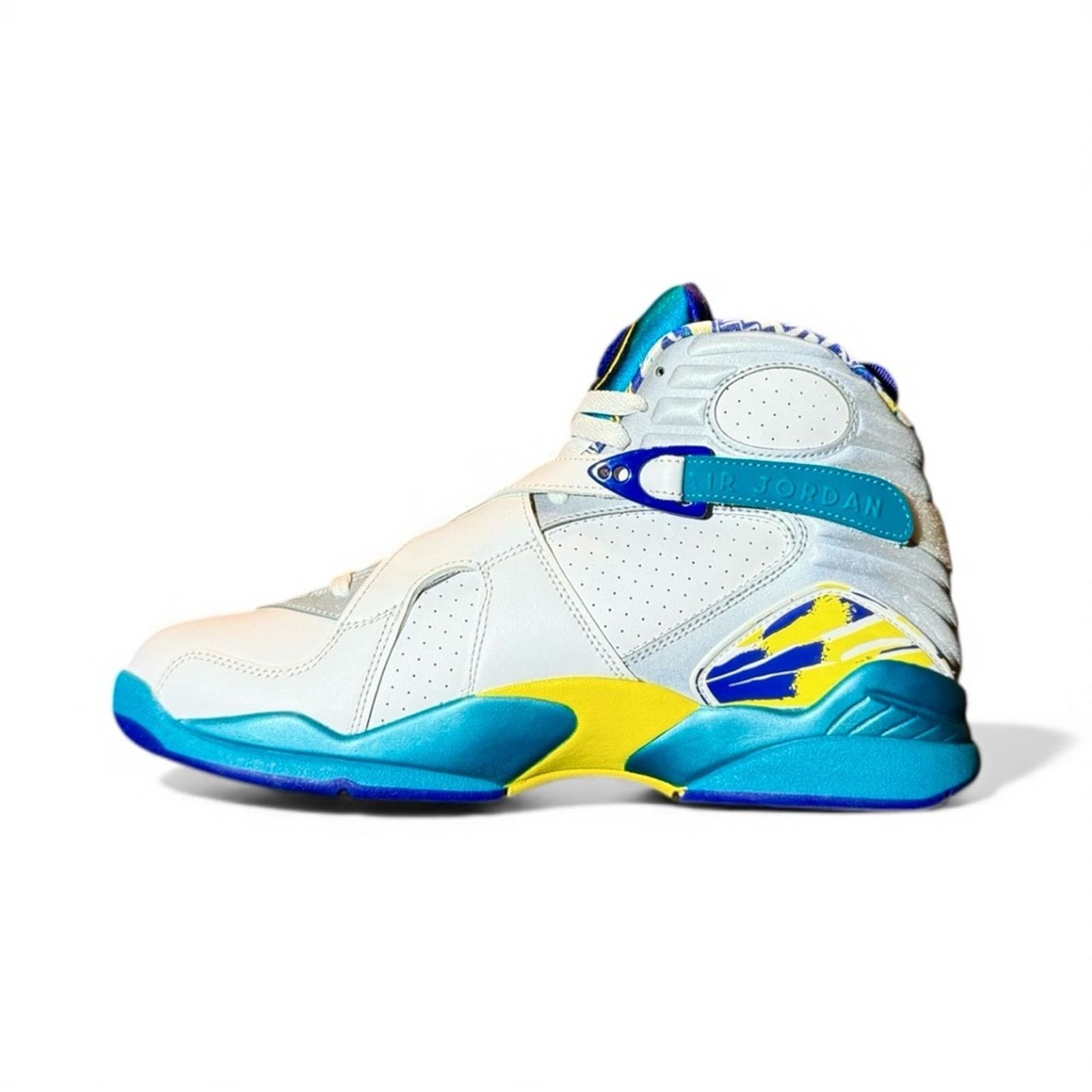 Nike Nike Air Jordan Retro 8 White Aqua Size US 11.5 / IT 41.5 - 2 Thumbnail