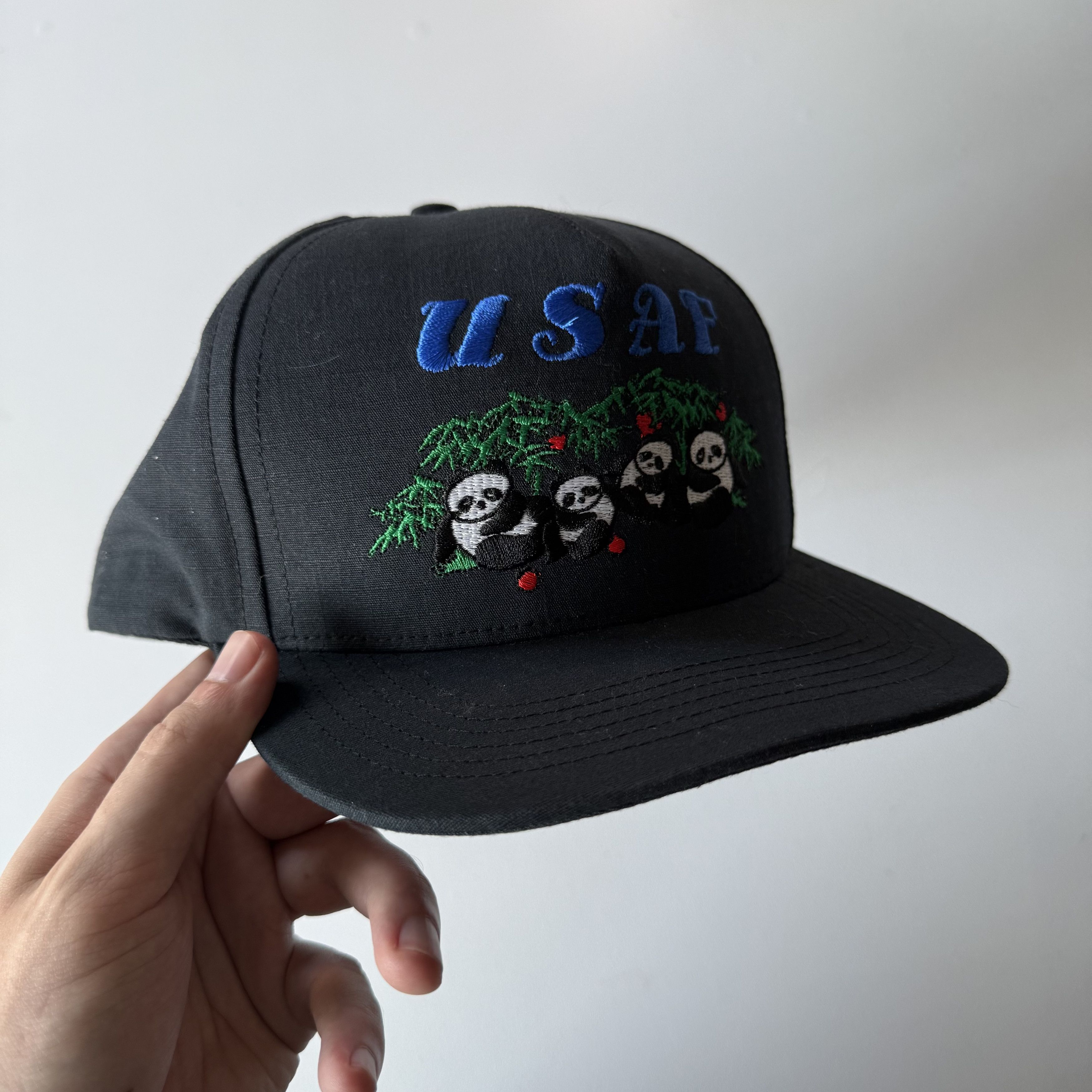 Supreme SS17 Supreme USAF Pandas 5-Panel Hat Size ONE SIZE - 3 Thumbnail