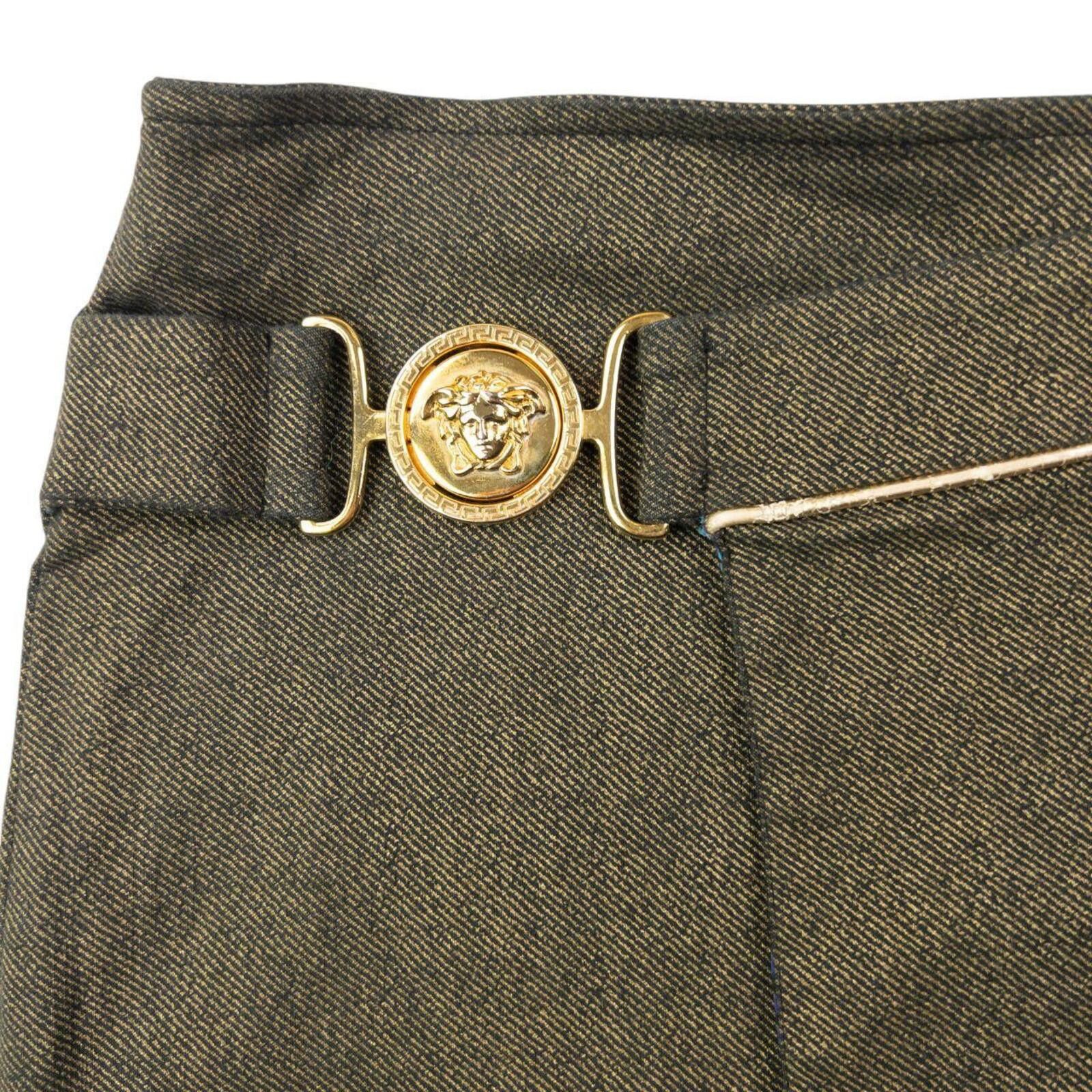 Versace Vintage 2000s Versace Jeans Couture Wrap Mini Skirt Size W34 Size 40" / US 18 - 4 Thumbnail