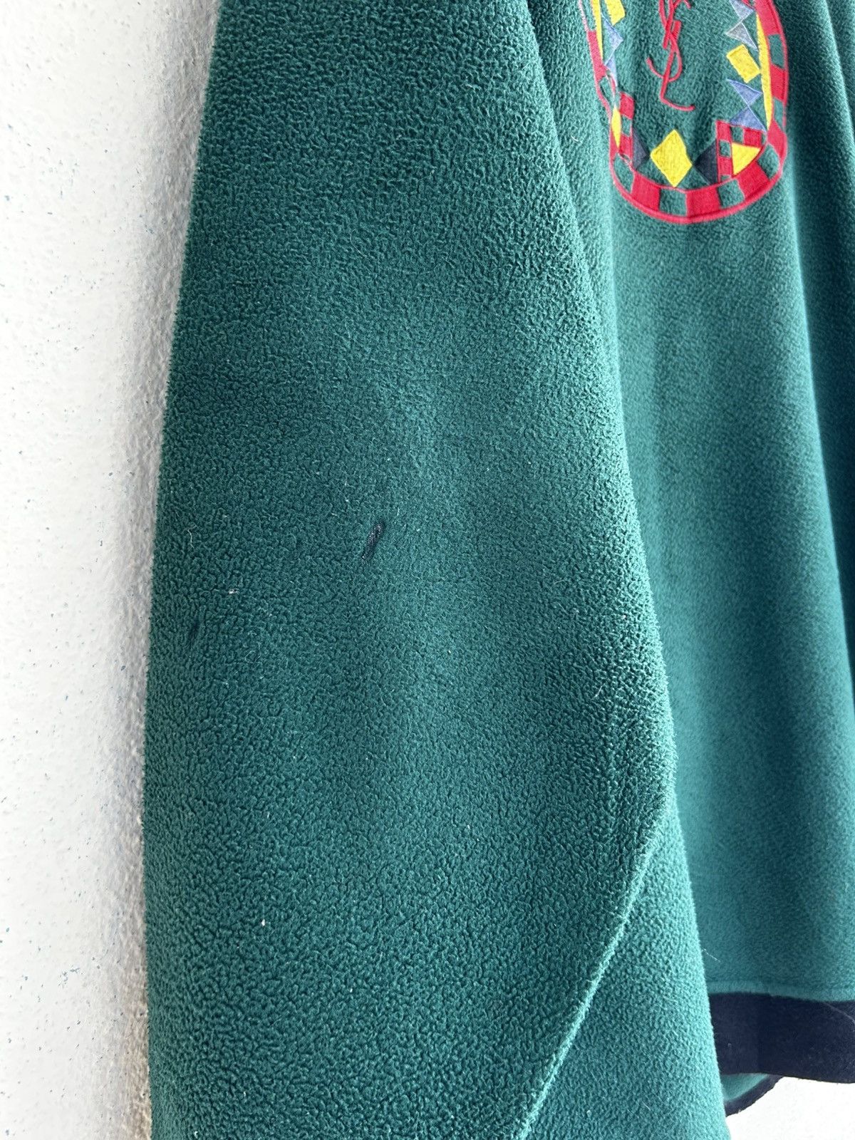 Yves Saint Laurent Vintage YSL Multicolour Big Logo Fleece Size US L / EU 52-54 / 3 - 7 Thumbnail