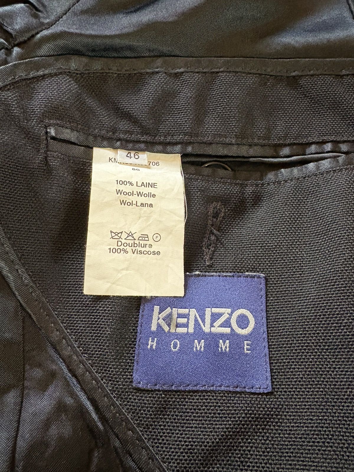 Kenzo Kenzo Black Wool Overcoat (Distressed/Damaged - SEE PHOTOS) Size US S / EU 44-46 / 1 - 11 Thumbnail