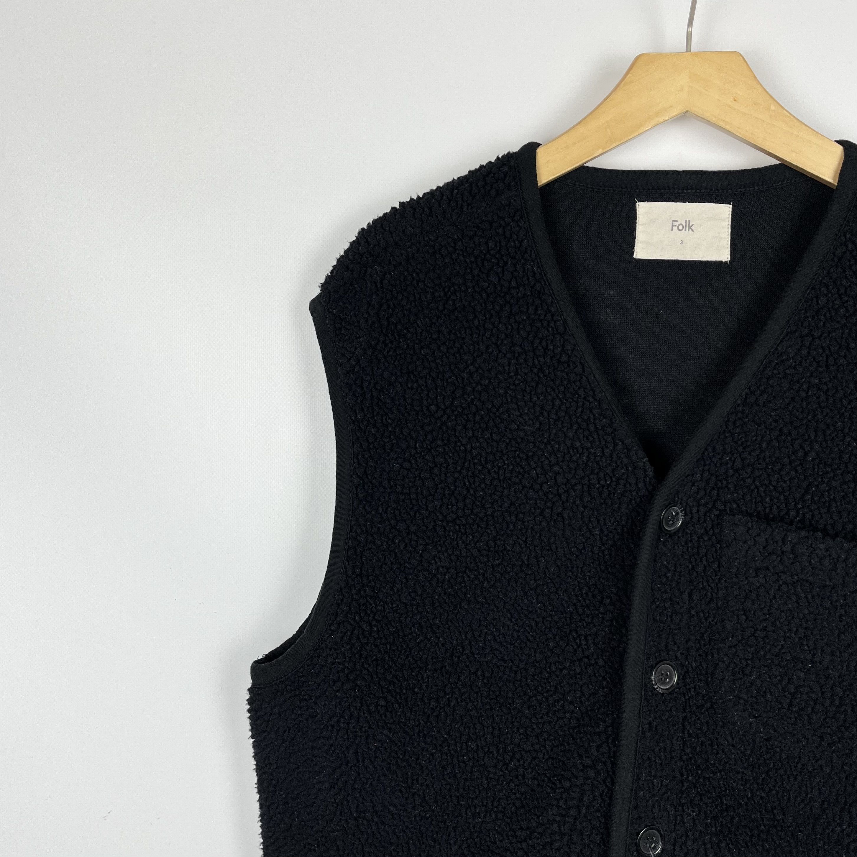 Folk Designer Folk Ford Borg Teddy Sherpa Vest Size US L / EU 52-54 / 3 - 5 Thumbnail