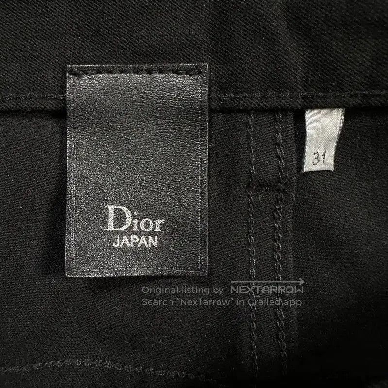 Dior Dior Men's Black Casual Trousers for Spring/Fall . Size US 34 / EU 50 - 3 Thumbnail