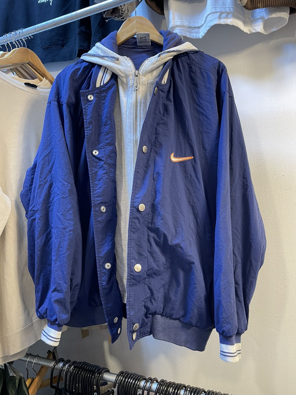 Vintage Nike Big Logo Hoodie Jacket