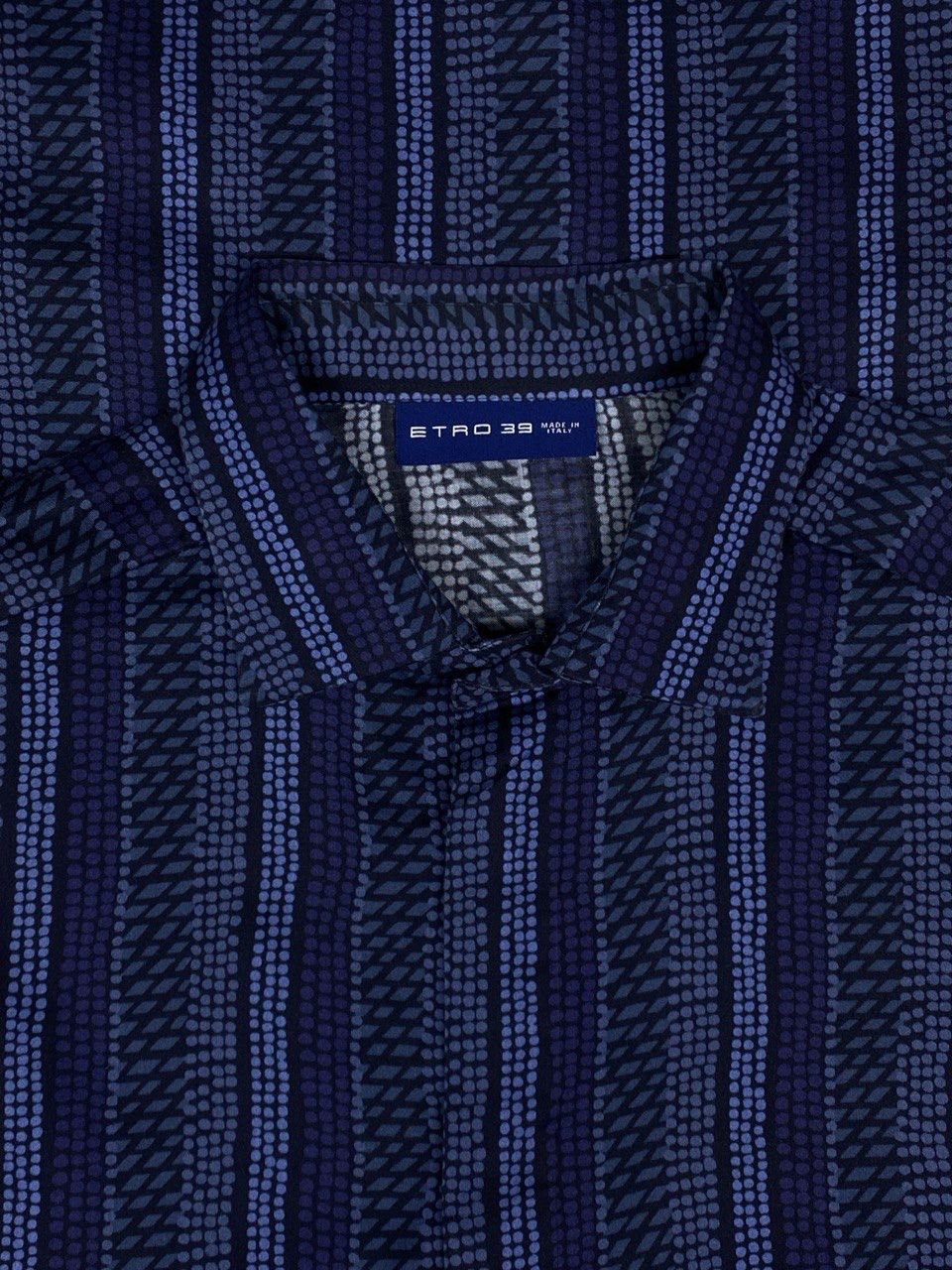 Etro Micro Dot Shirt Button Up Luxury Old Money Style Italy