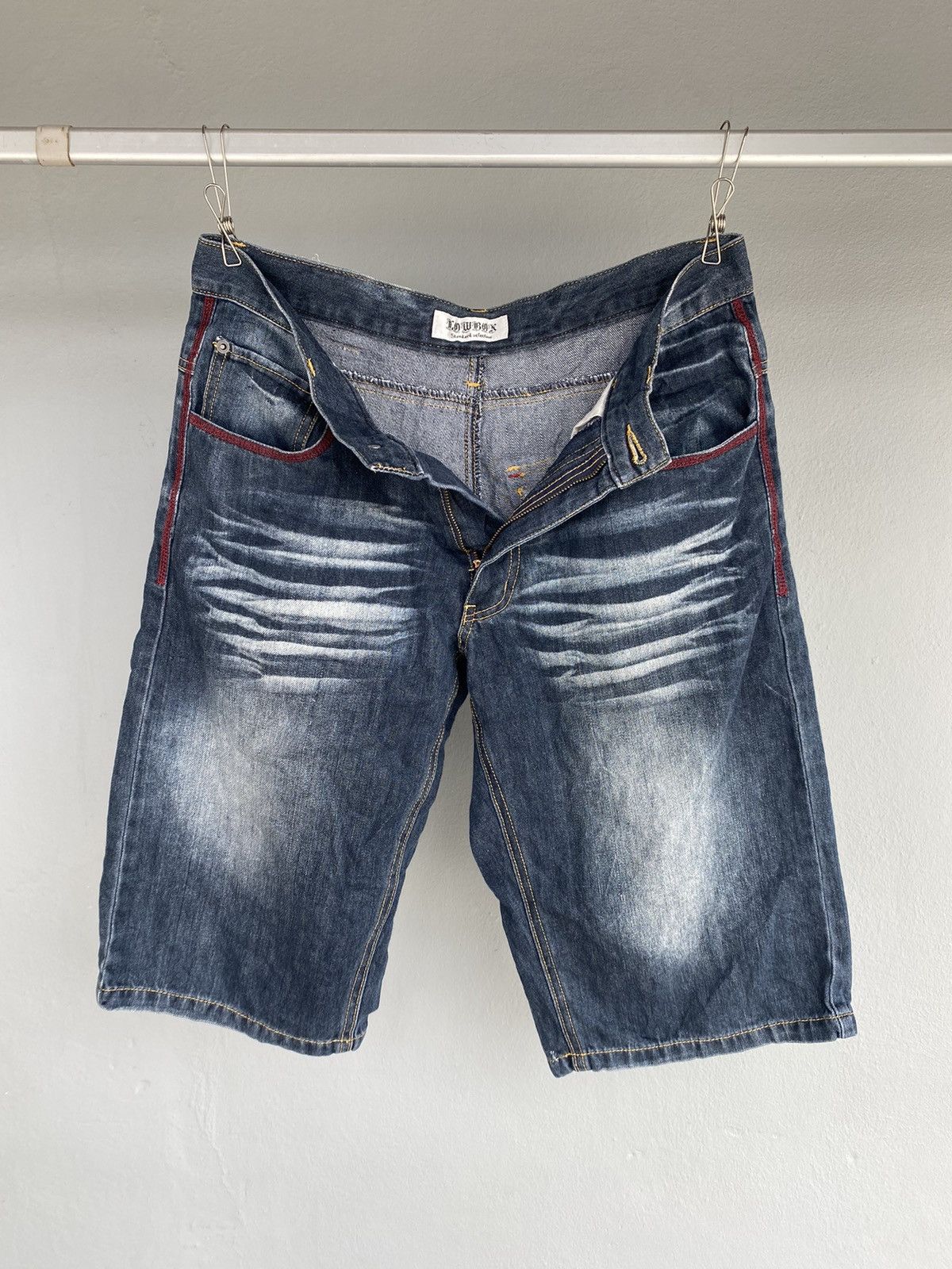 5351 POUR LES HOMMES × Japanese Brand × LOWBOX Lowbox shorts jeans Size US 33 - 2 Thumbnail