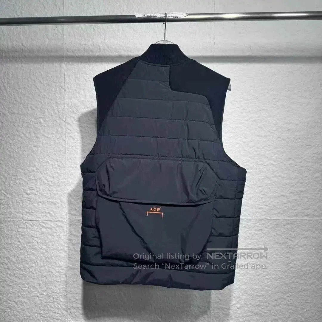 A-COLD-WALL* A-COLD-WALL* SS23 Logo Print Asymmetric Black Vest. Size US XL / EU 56 / 4 - 3 Thumbnail