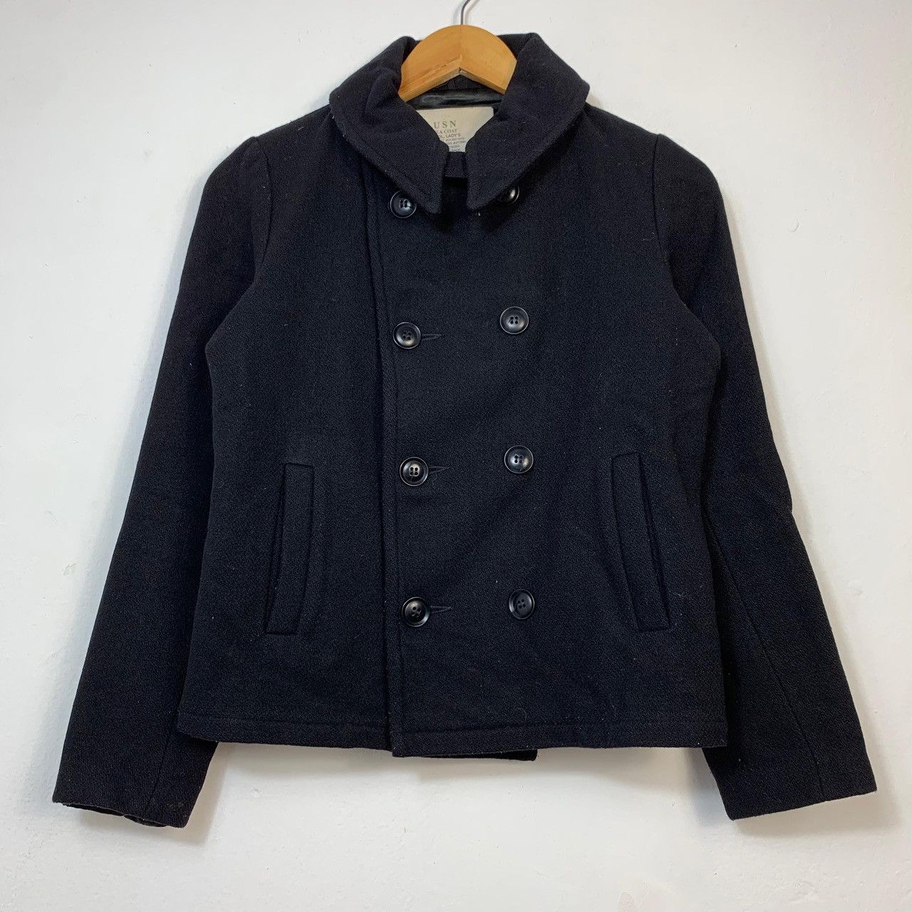 Journal Standard Vintage Journal Standard USN Made in USA Wool Peacoat Size S / US 4 / IT 40 - 1 Thumbnail