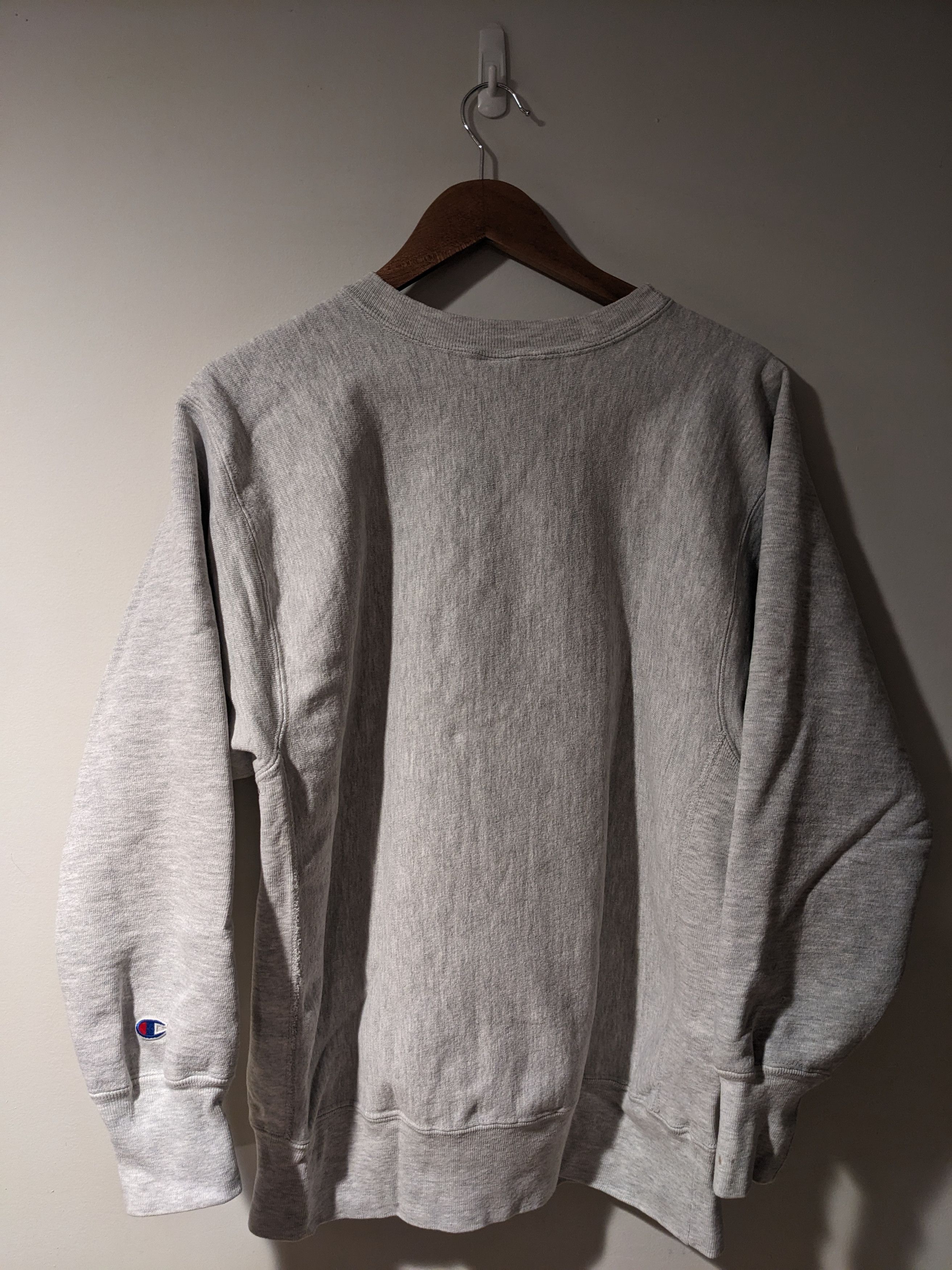 Champion × Vintage Vintage 90s Champion Reverse Weave Blank Sweatshirt Size US XL / EU 56 / 4 - 7 Thumbnail
