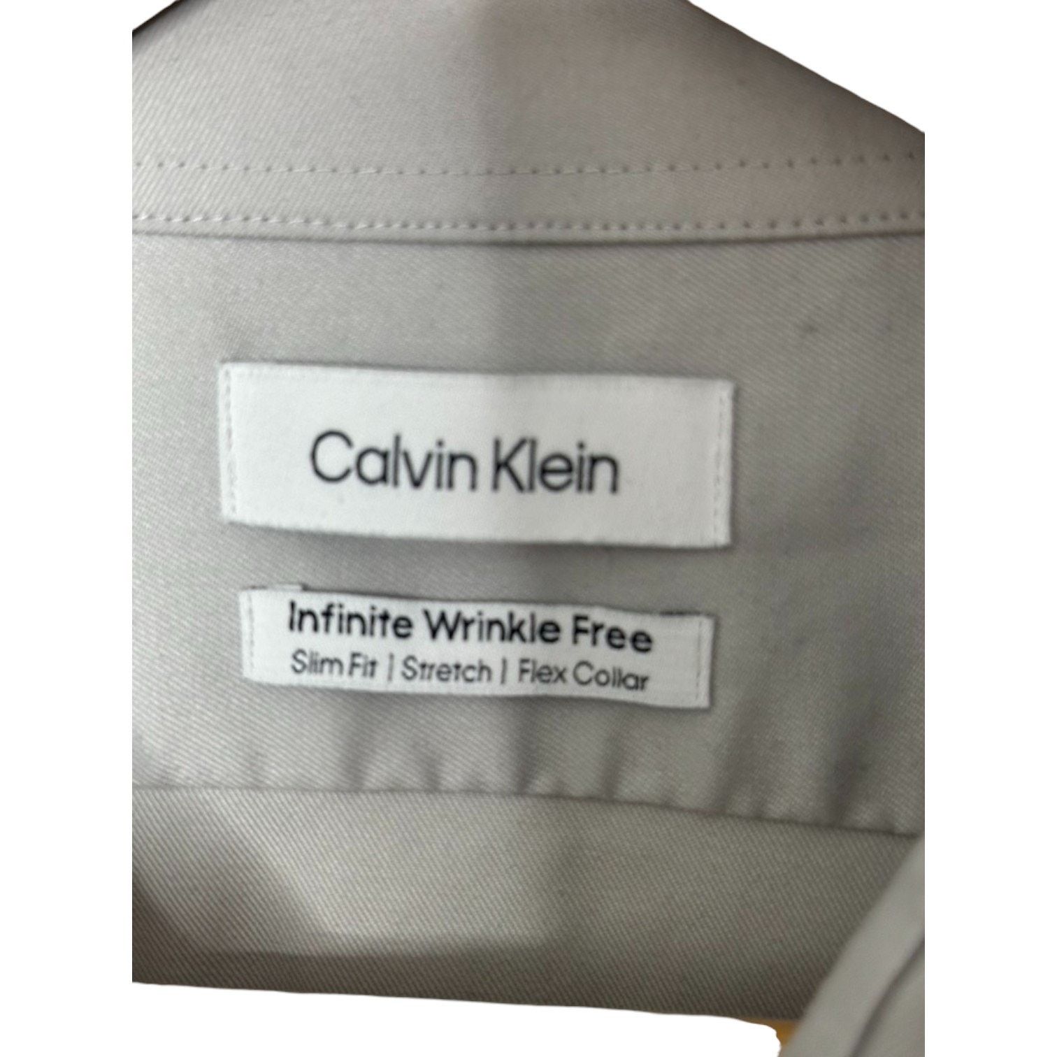 Calvin Klein Calvin Klein Gray Infinite Wrinkle Free Slim Fit Men's 3XL Size US XXL / EU 58 / 5 - 6 Thumbnail
