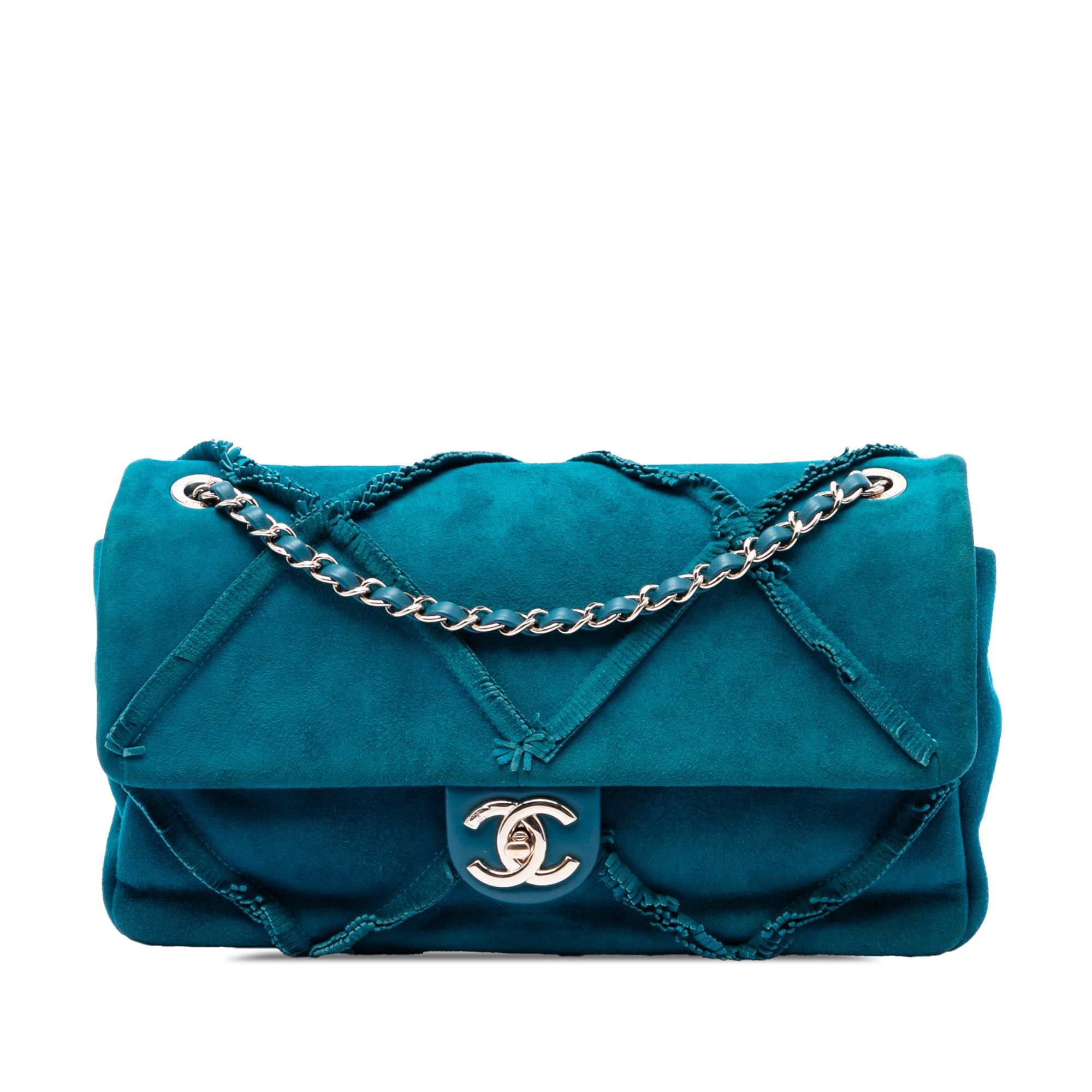 Chanel Suede Goatskin Diamond Fringe Flap Size ONE SIZE - 1 Thumbnail
