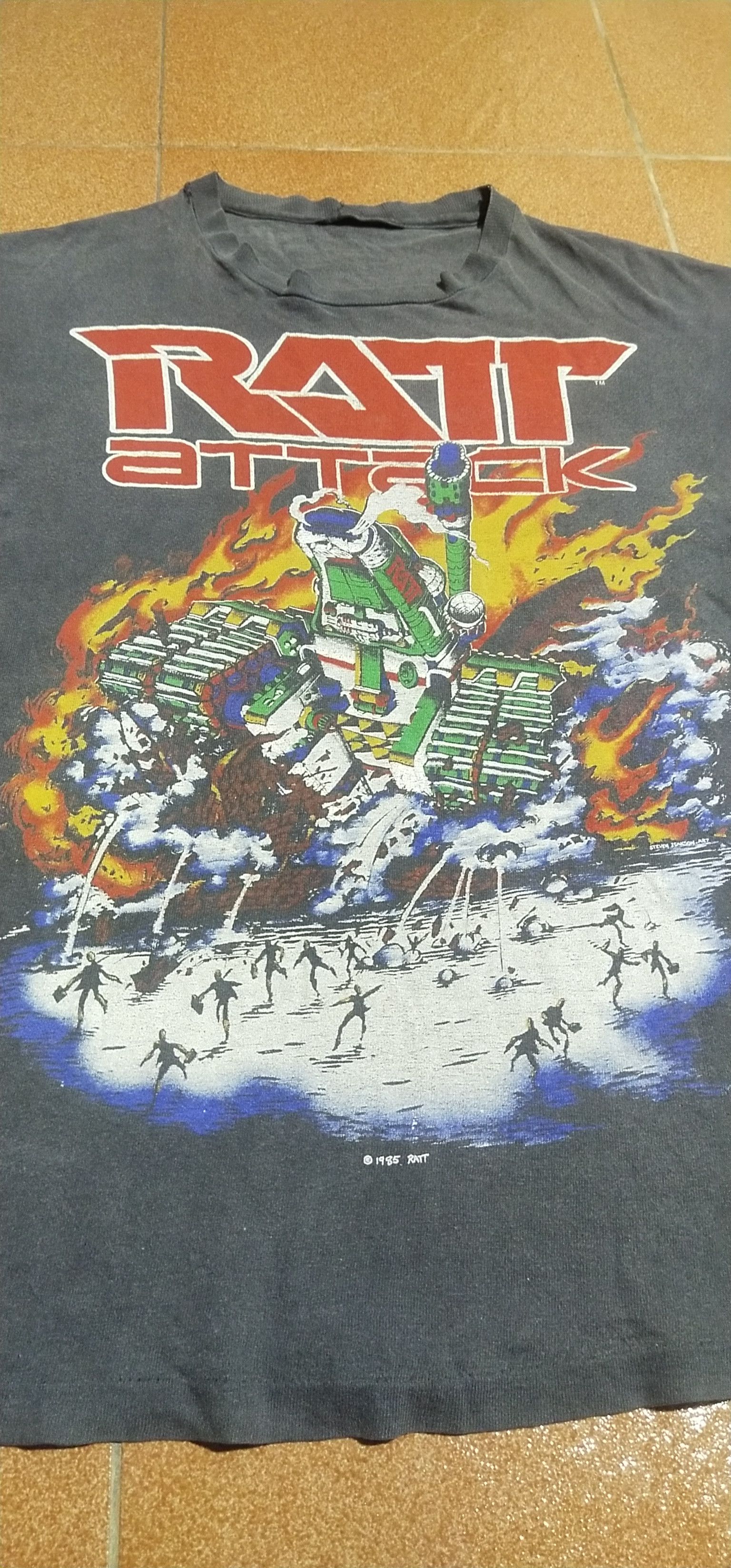 Band Tees × Vintage FINAL DROP TRUE VINTAGE METAL BAND Size US M / EU 48-50 / 2 - 4 Thumbnail