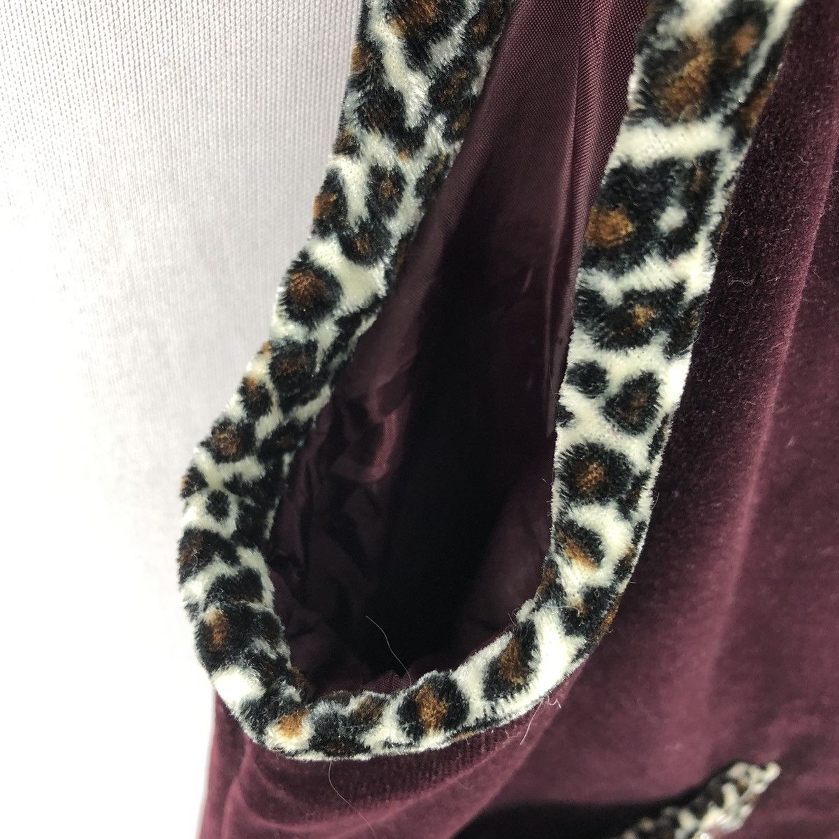 Japanese Brand Vintage 90's Velvet Leopard Women Vest by Drellous Life Size S / US 4 / IT 40 - 9 Thumbnail
