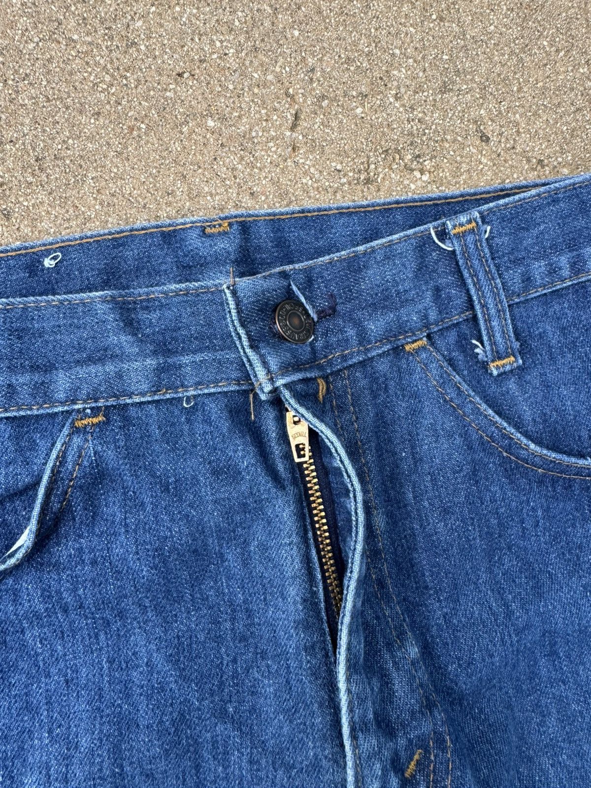 Levi's × Vintage Vtg 70’s Levi’s 646 Orange Tab Bellbottom Flare Jeans 29x30 Size US 29 - 5 Thumbnail