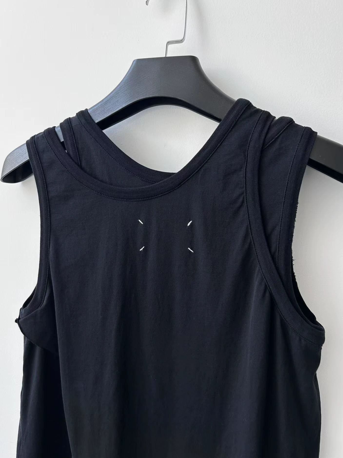 Maison Margiela Maison Margiela S/S16 Decon Printed Patch Vest Black S Size S / US 4 / IT 40 - 4 Thumbnail