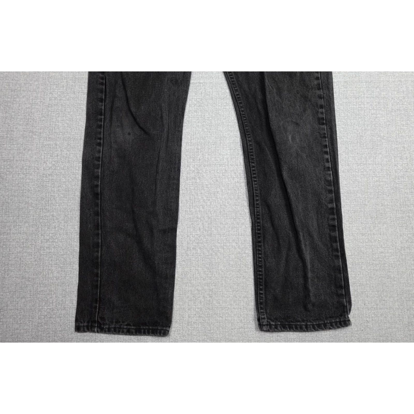 Levi's VINTAGE Levi's 505 Jeans Mens 36x32 Black Dark Wash Relaxed Fit 5-Pocket Denim Straight Jeans Mens Black 505 USA Levi's 500 Series Size US 36 / EU 52 - 6 Thumbnail