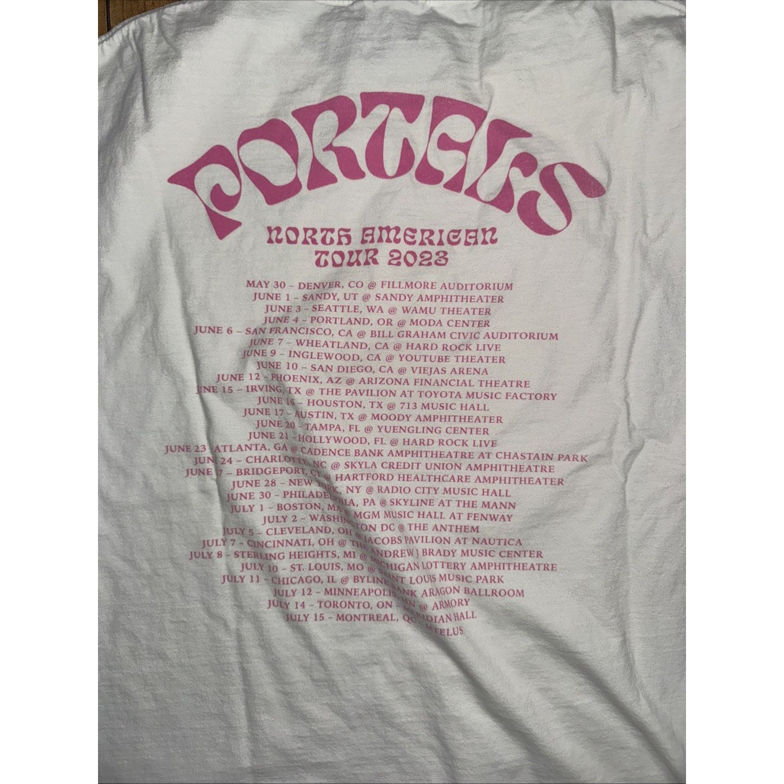 Band Tees Melanie Martinez Portals T-Shirt White XL 23x28 Tour Merch Size US XL / EU 56 / 4 - 5 Thumbnail