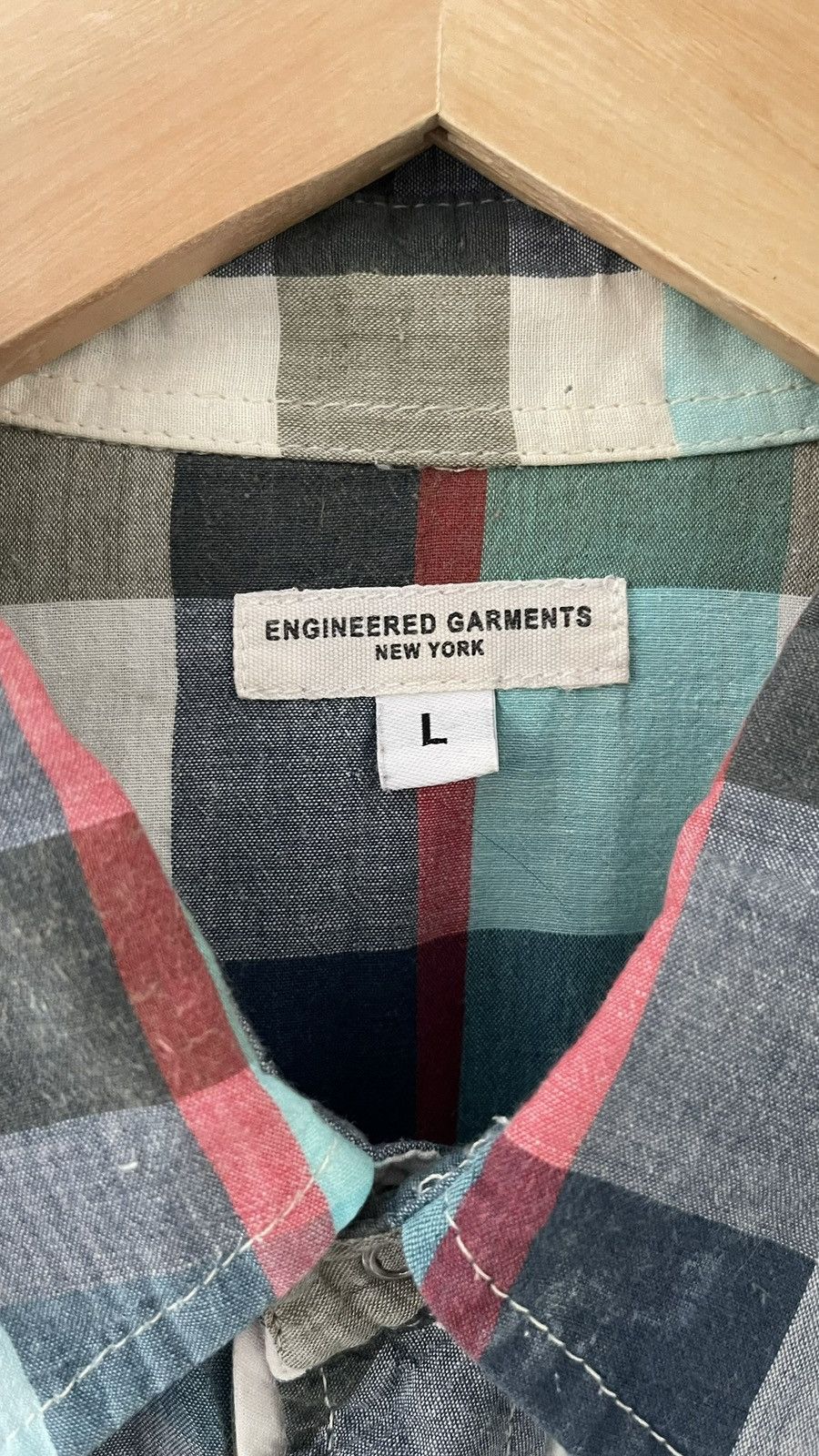 Engineered Garments Engineered Garments New York Shirt Size US L / EU 52-54 / 3 - 3 Thumbnail