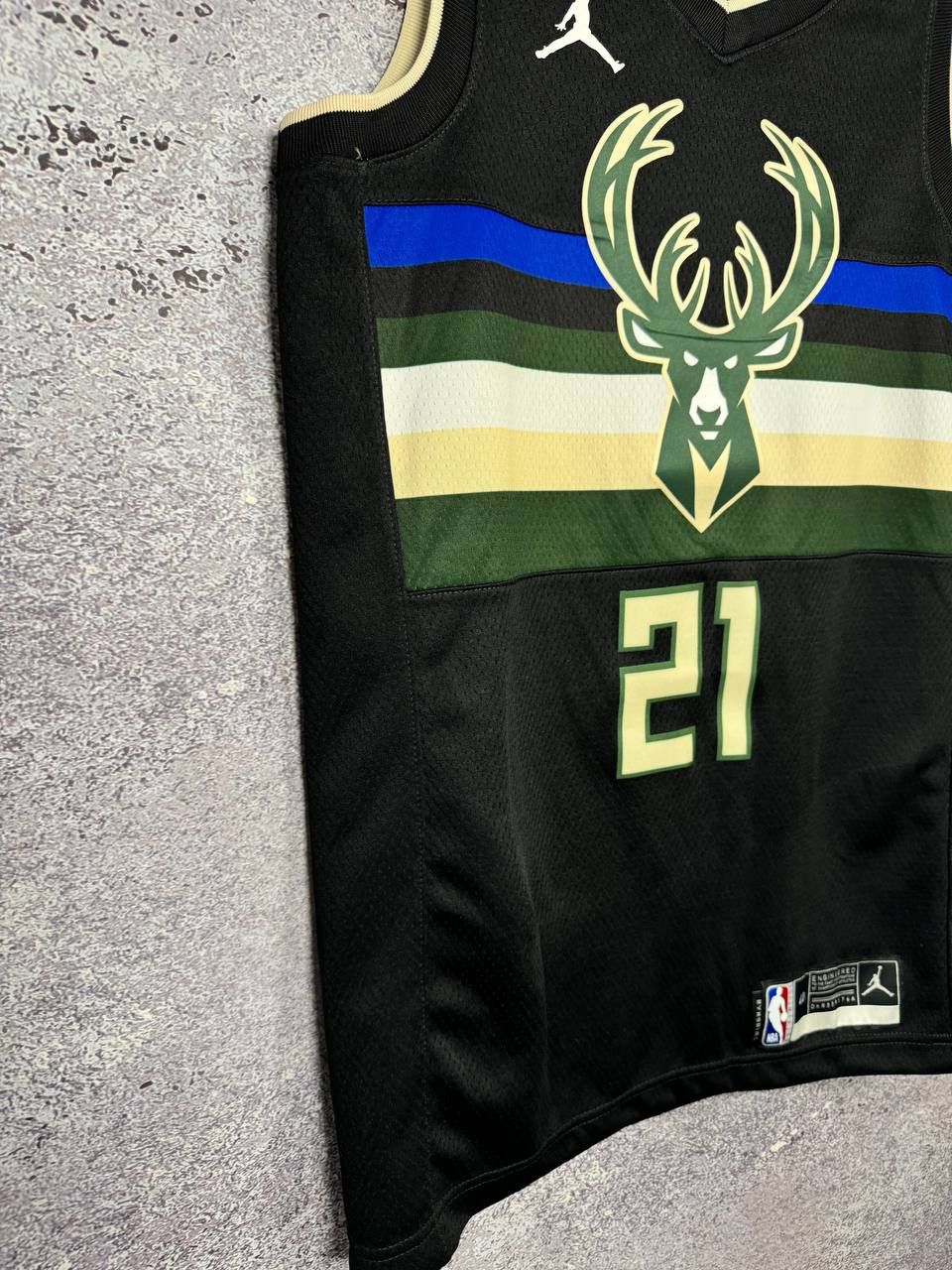Jordan Brand × NBA HOLIDAY Bucks Giannis Antetokoumpo Swingman NBA Jersey Size US S / EU 44-46 / 1 - 8 Thumbnail