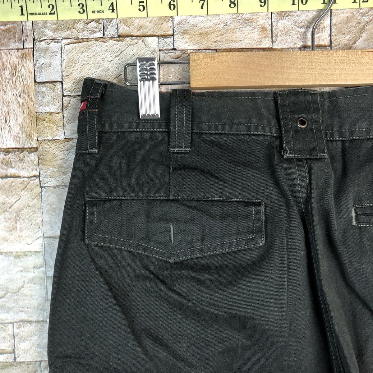 Japanese Brand Burtle Black Cargo Multipocket Pants #A599 Size US 32 / EU 48 - 17 Thumbnail