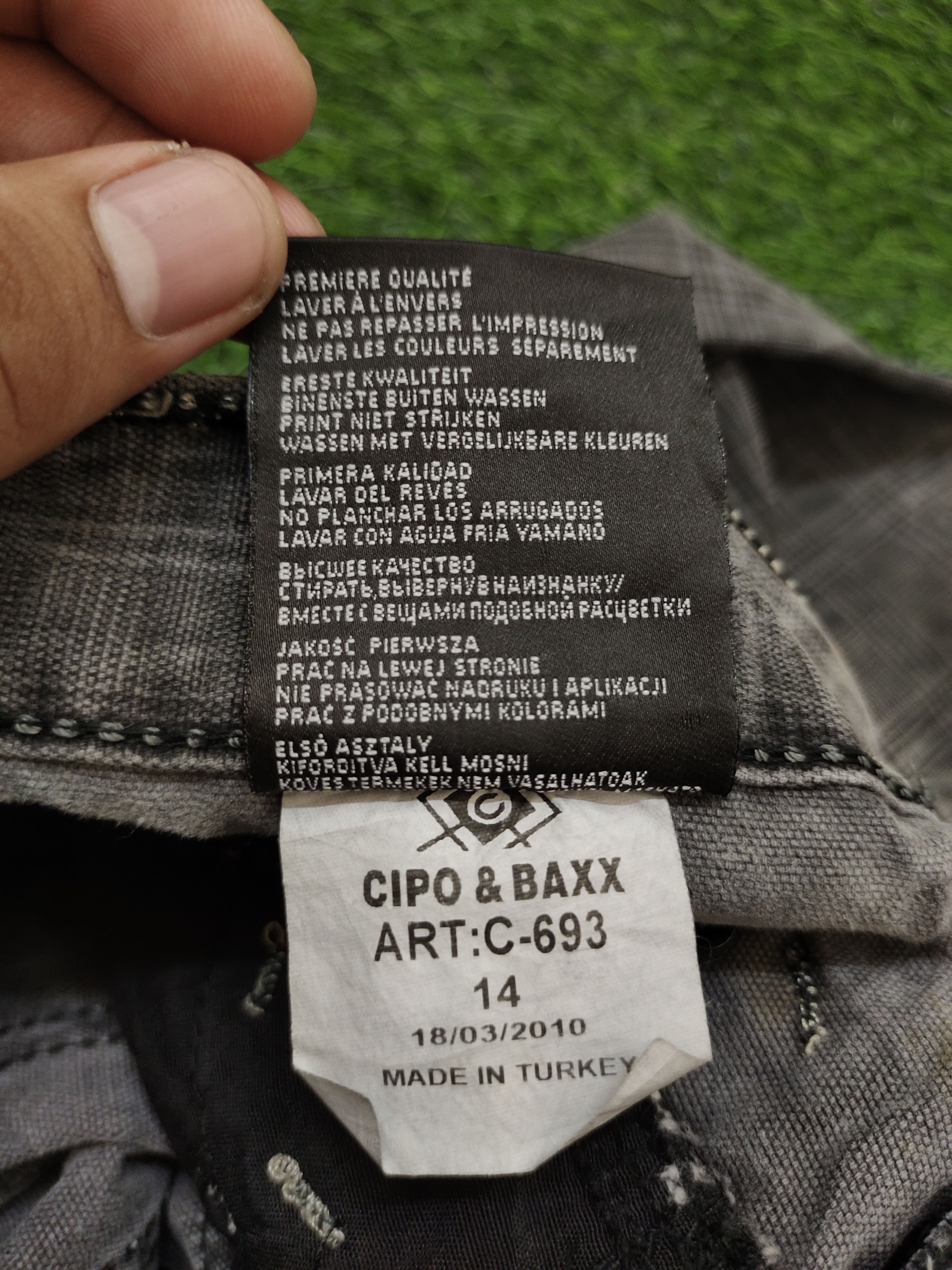 If Six Was Nine Cipo & Maxx Double Waist Cut & Sew Jeans Doublet Styles Size US 32 / EU 48 - 17 Thumbnail