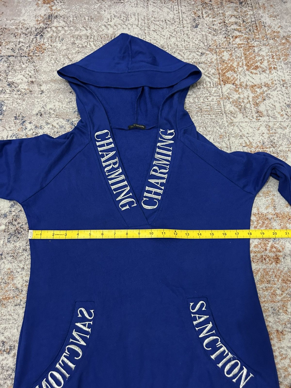 If Six Was Nine × Japanese Brand × Le Grande Bleu (L.G.B.) Lazy Daisy Croos Poem Hoodie Size US M / EU 48-50 / 2 - 13 Thumbnail