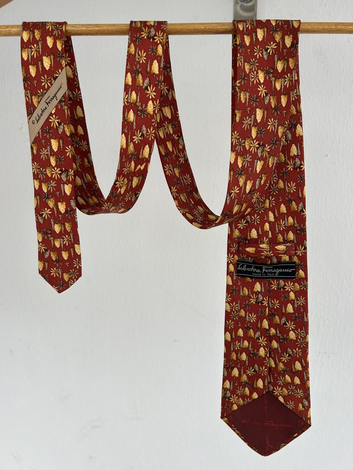 Salvatore Ferragamo Salvatore Ferragamo Vintage Tie Size ONE SIZE - 2 Thumbnail