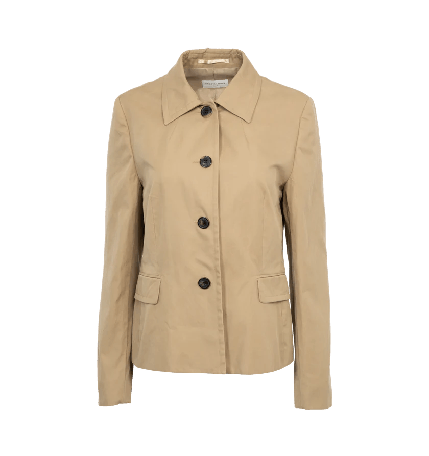 Dries Van Noten o1h1sh10624 Jacket in Beige Size M / US 6-8 / IT 42-44 - 1 Thumbnail