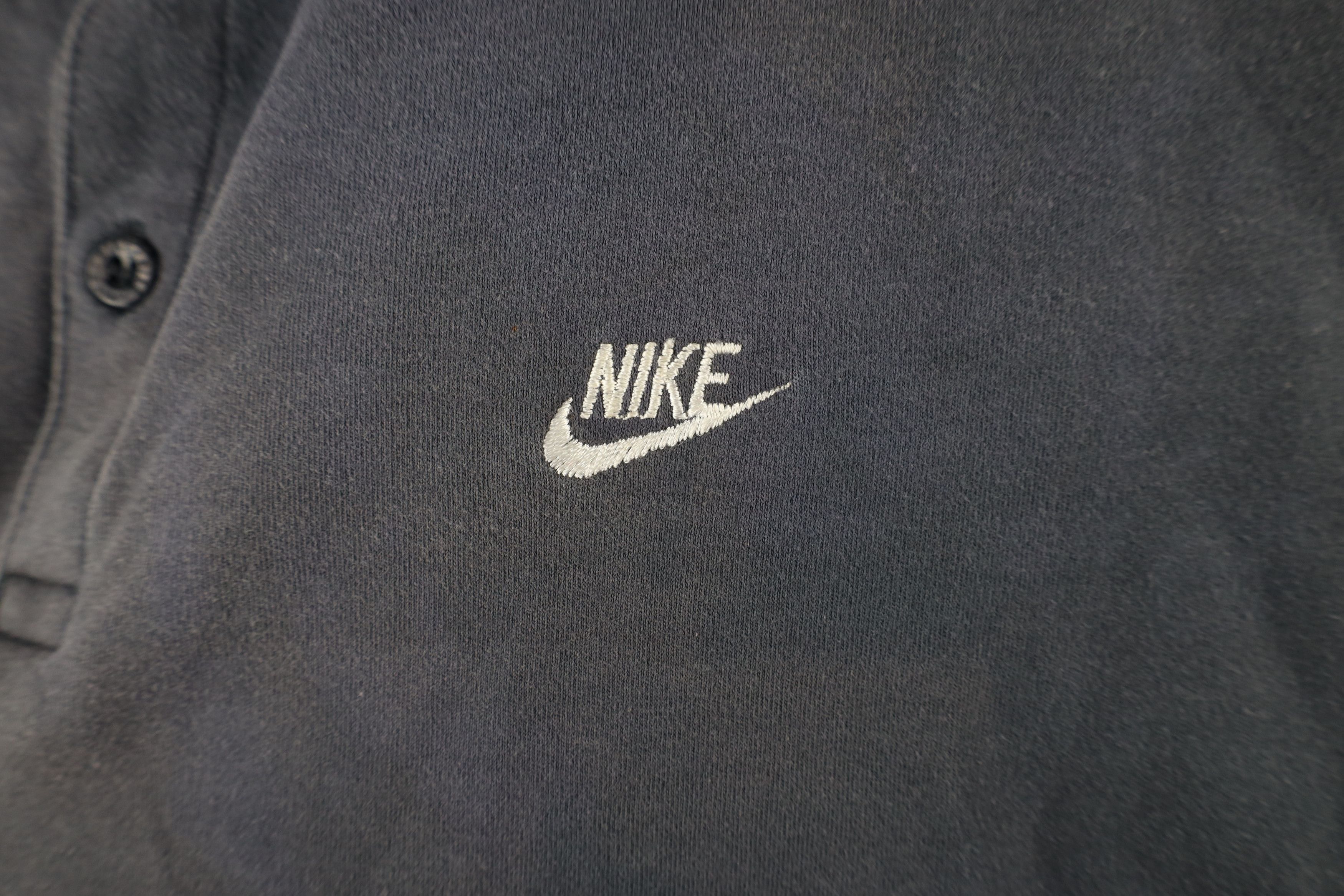 Nike × Vintage Vintage 90s Nike Scott Mini Swoosh Collared Polo Shirt Size US XL / EU 56 / 4 - 4 Thumbnail