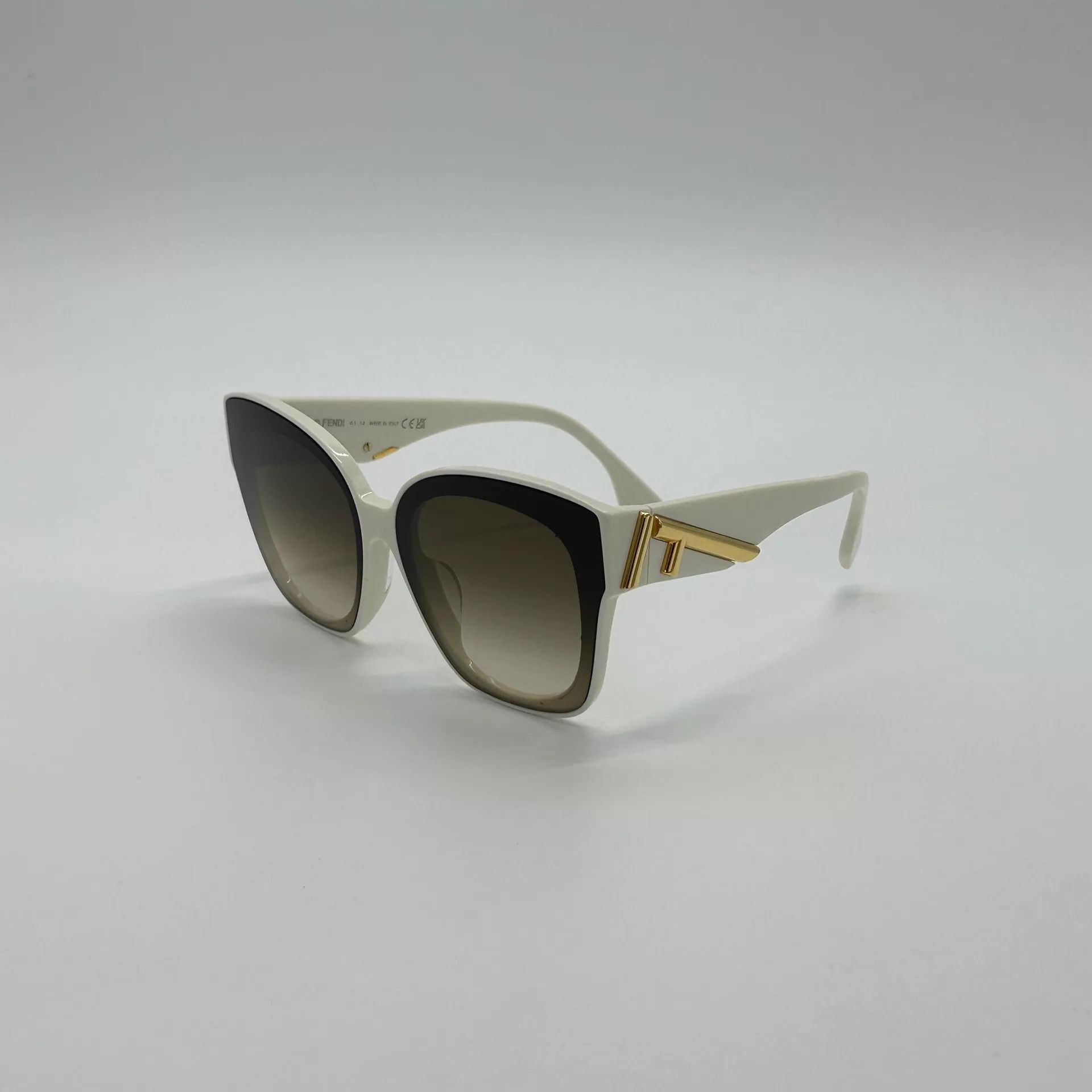Fendi Fendi tortoiseshell side F logo large frame sunglasses Size ONE SIZE - 1 Thumbnail