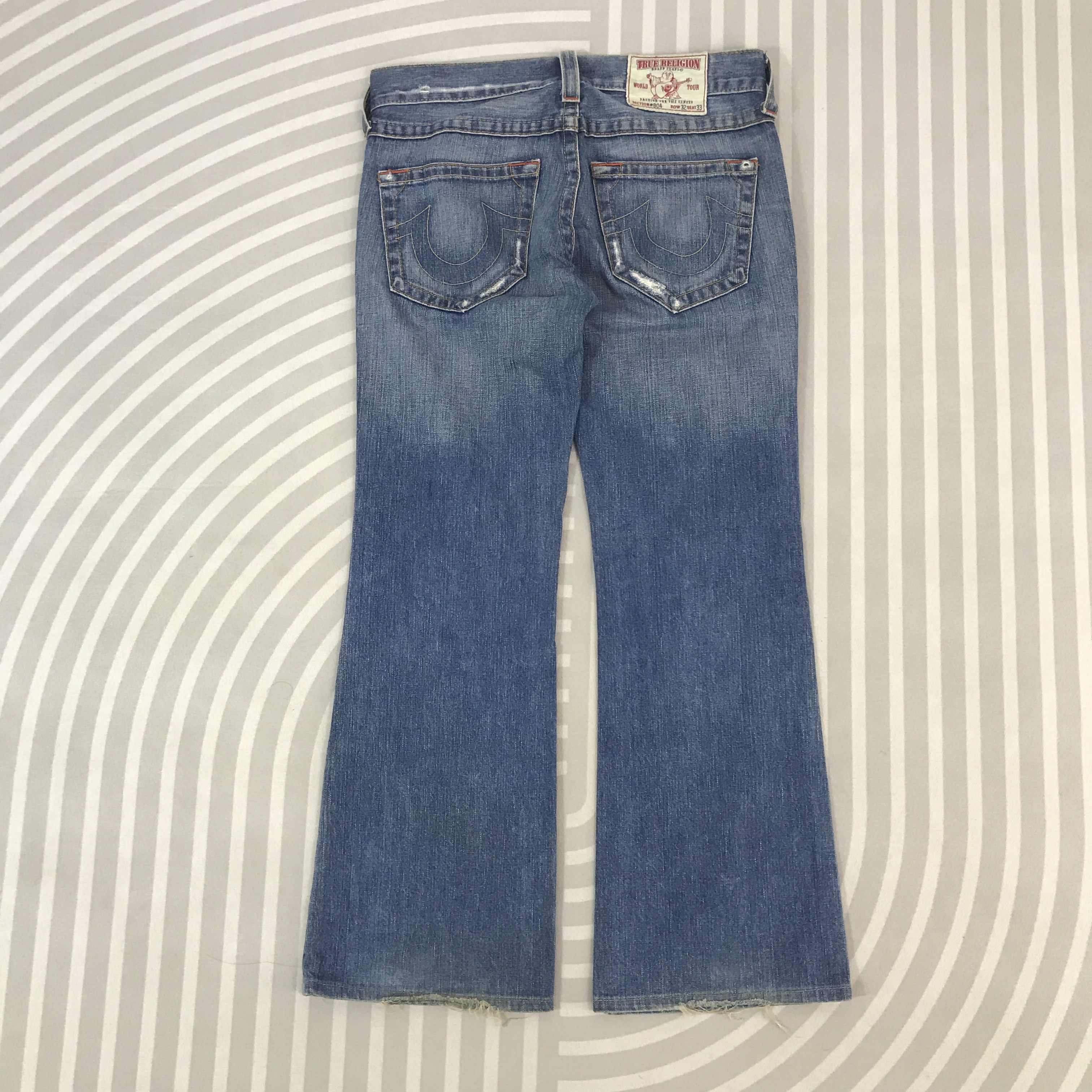 True Religion Vintage True Religon Distressed Flare Bootcut Denim Pants Size US 32 / EU 48 - 4 Thumbnail