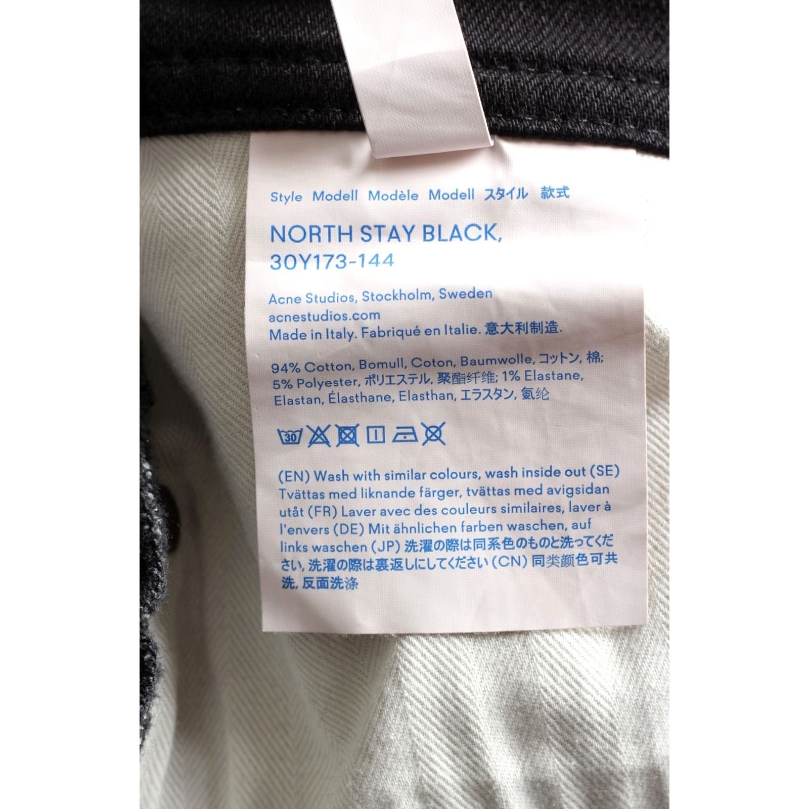 Acne Studios ACNE STUDIOS BLA KONST NORTH STAY BLACK Jeans Men W28 L32 DZ7702 Size US 28 / EU 44 - 7 Thumbnail