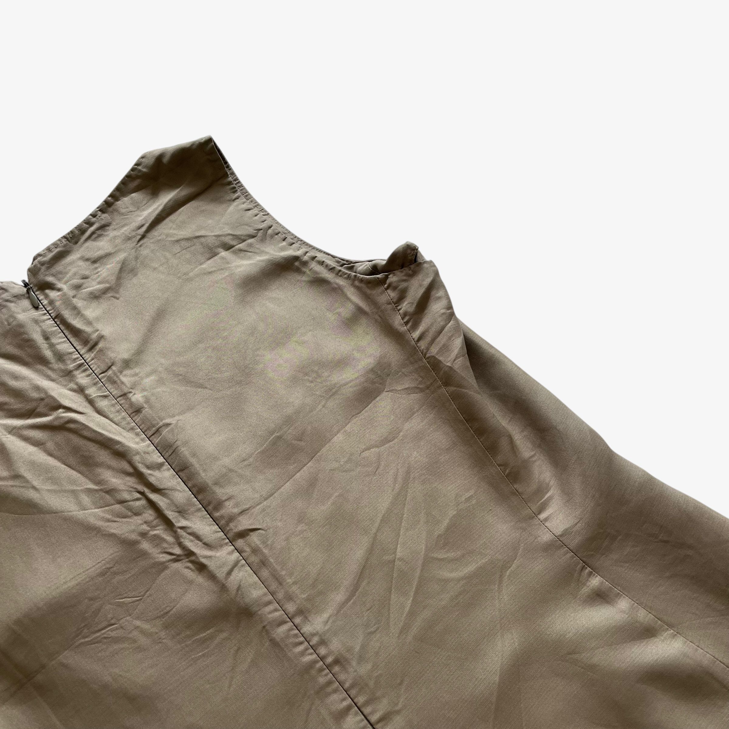 Sportmax Vintage Y2K Women's Max Mara Sportmax Silk Beige Dress Size M / US 6-8 / IT 42-44 - 4 Thumbnail